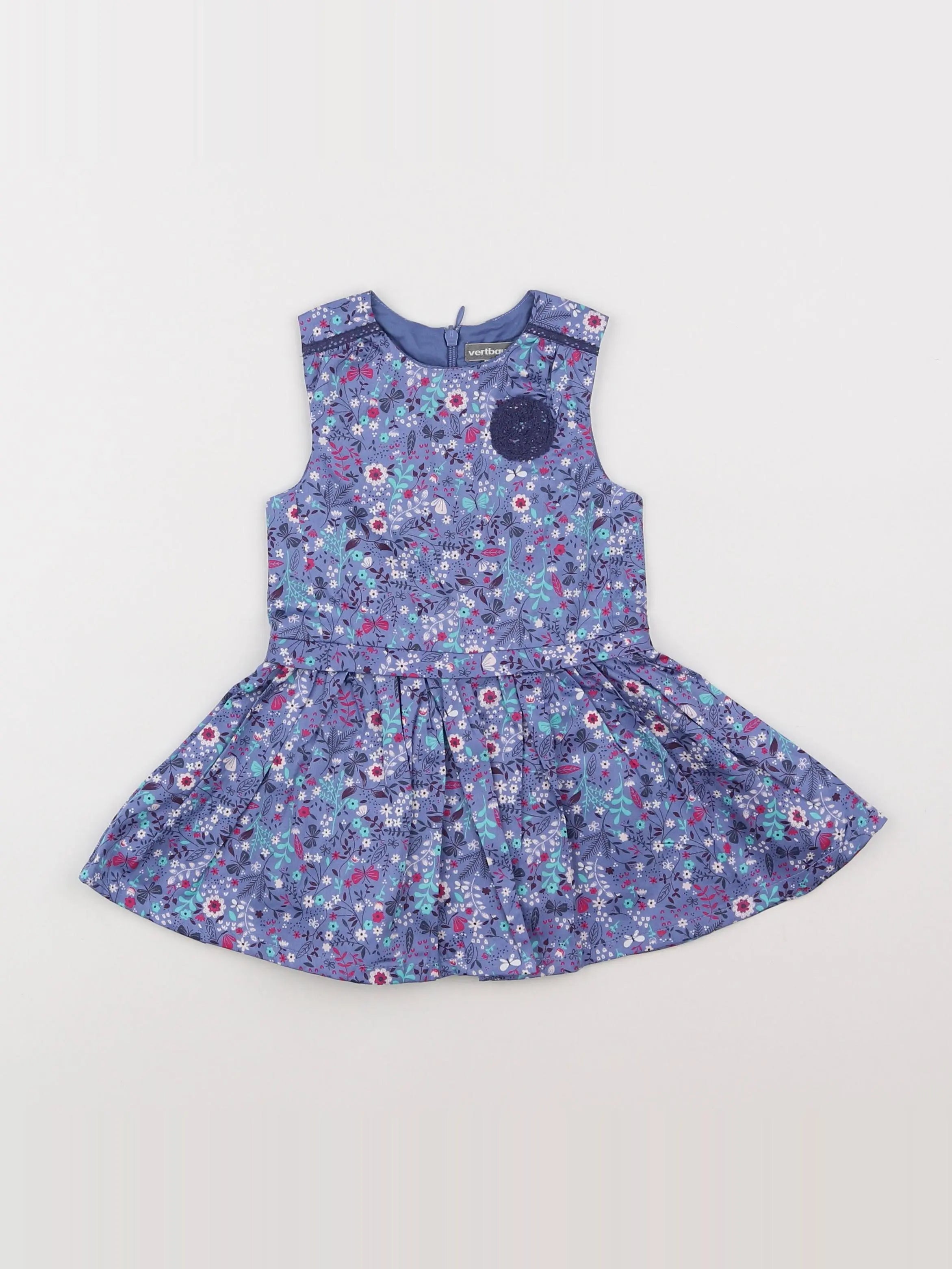 Vertbaudet - robe multicolore - 6 mois