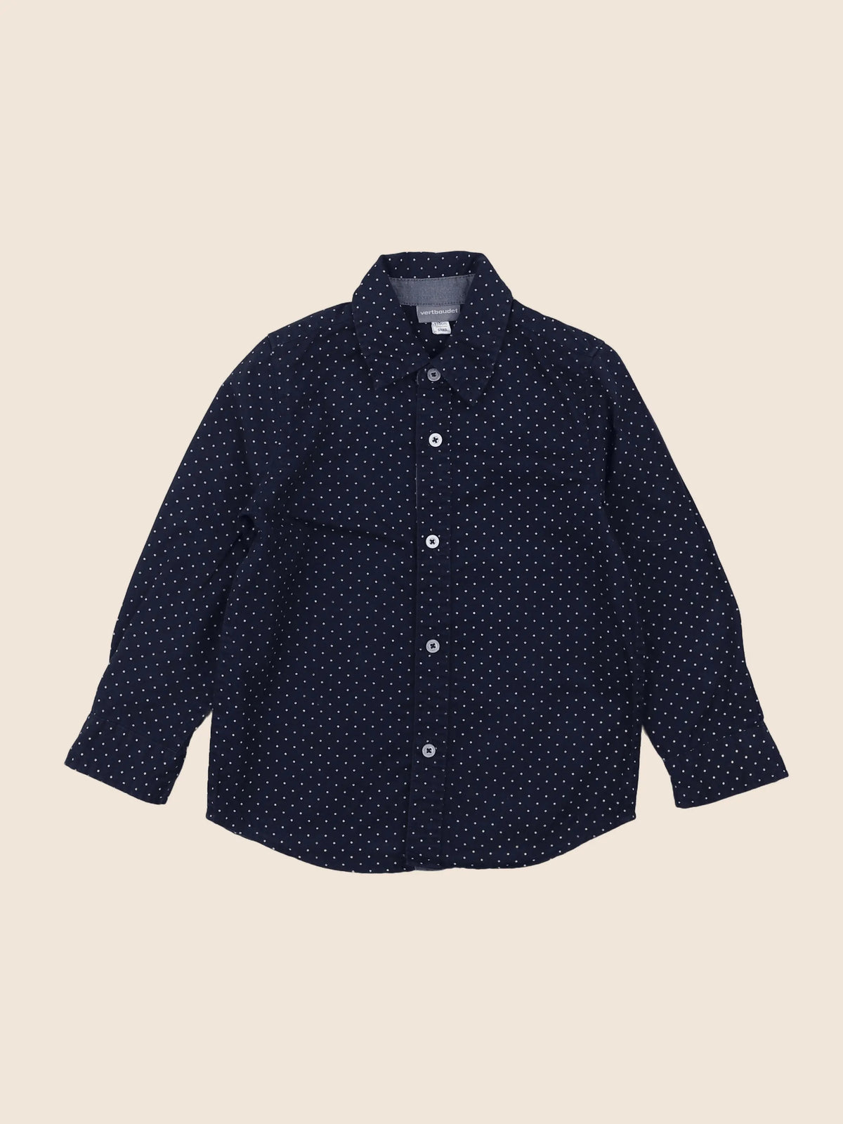 Vertbaudet - chemise bleu - 5 ans