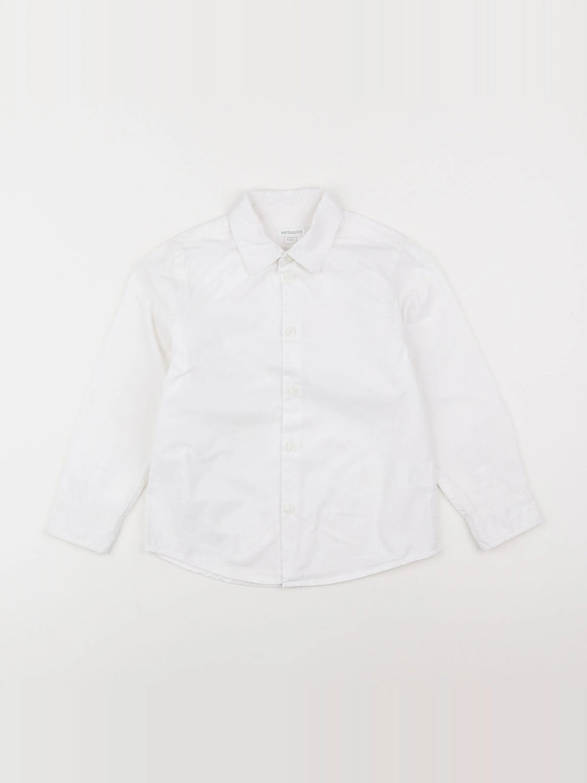 Vertbaudet - chemise blanc - 6 ans