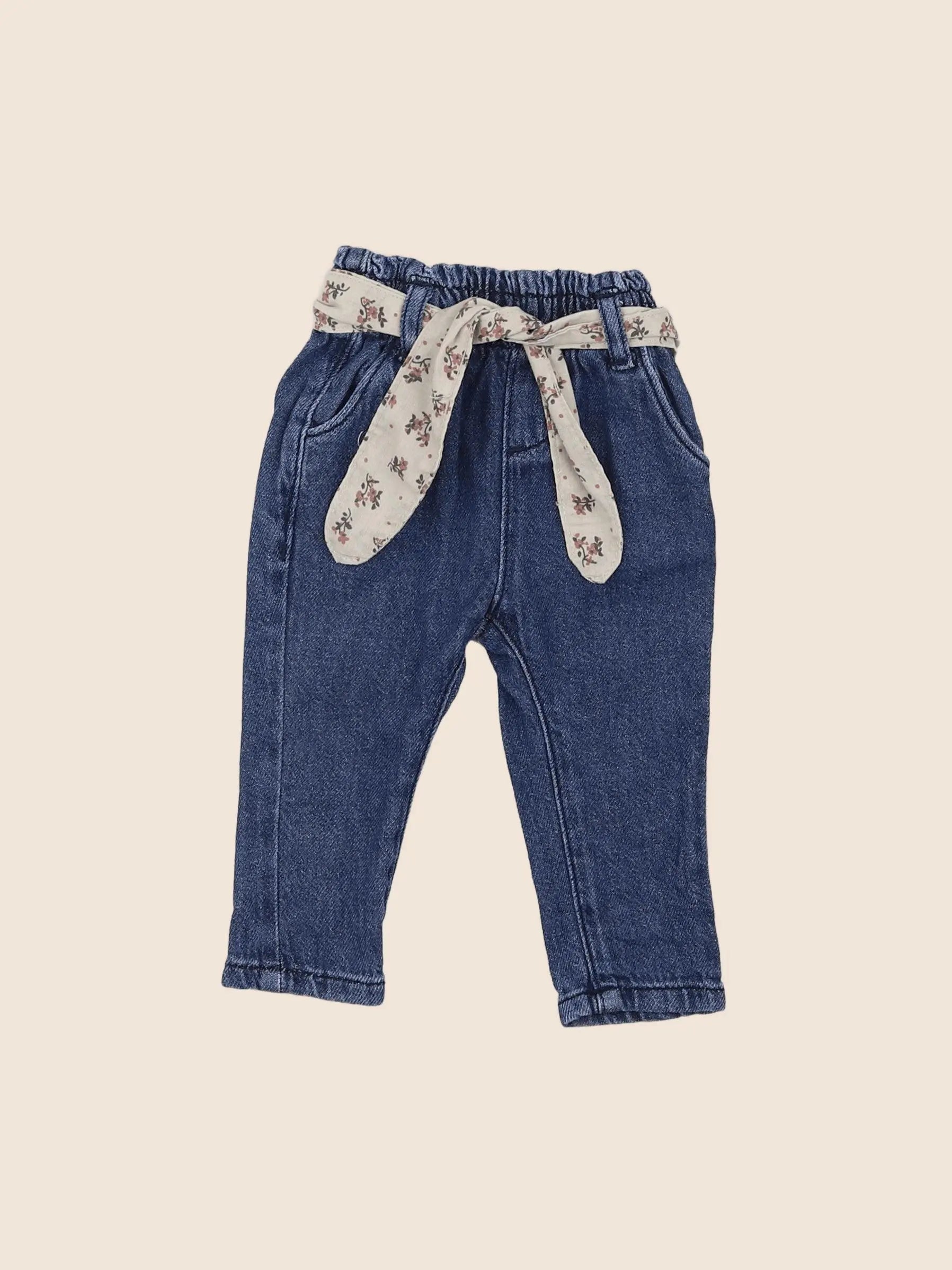 Vertbaudet - jegging bleu - 3 mois