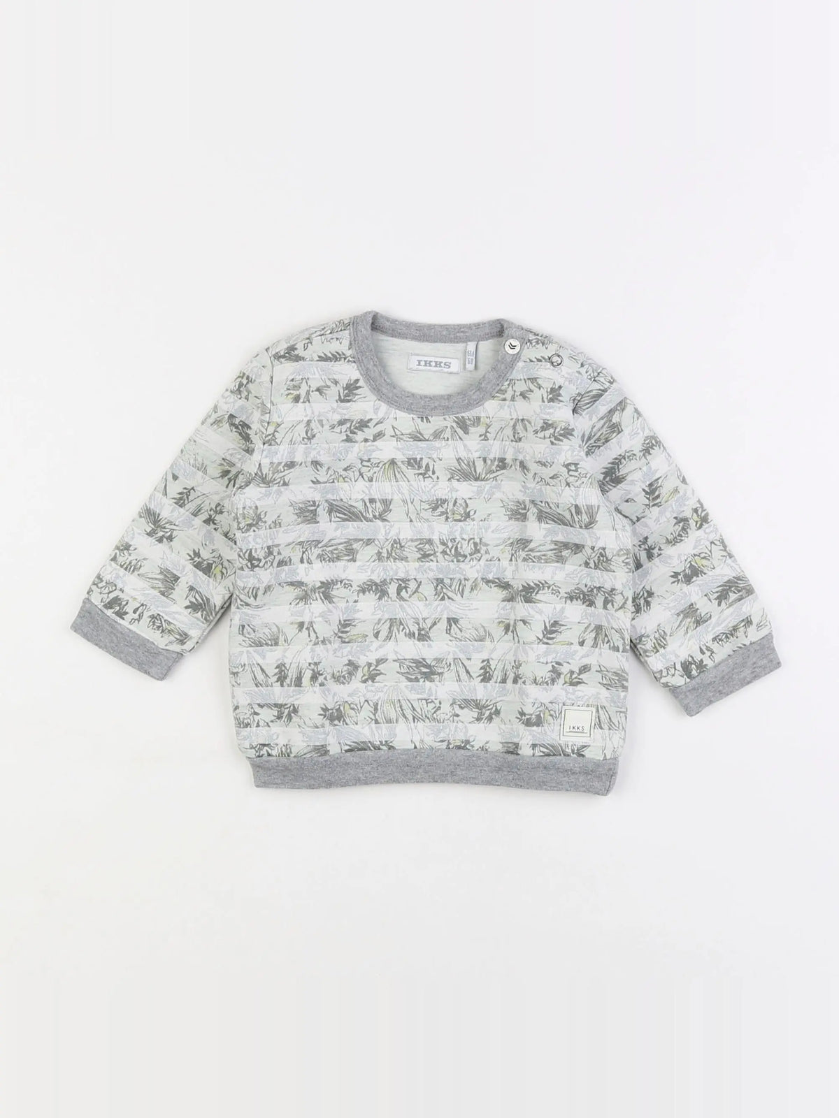 IKKS - sweat vert - 6 mois