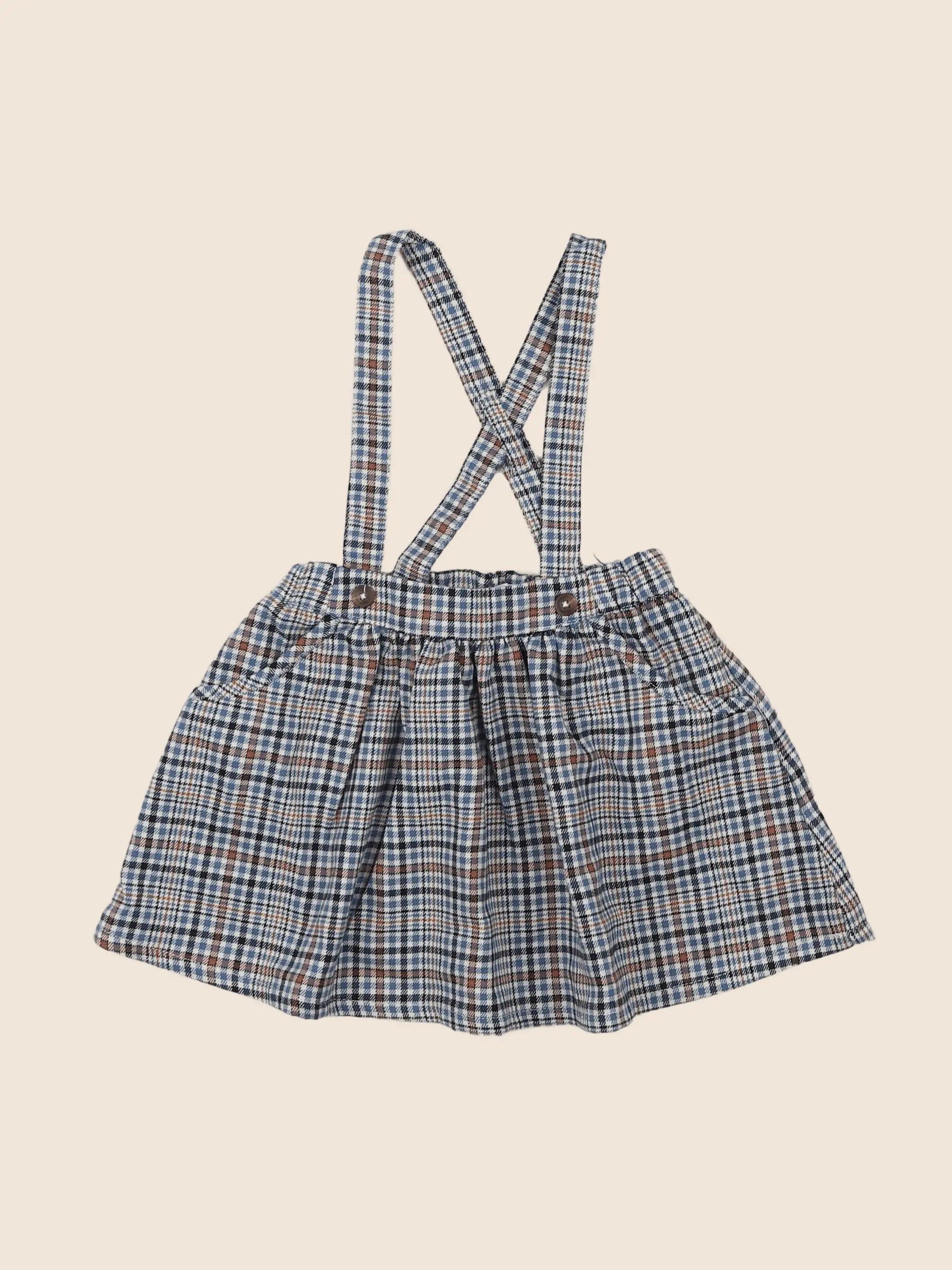 Vertbaudet - jupe bleu - 2 ans