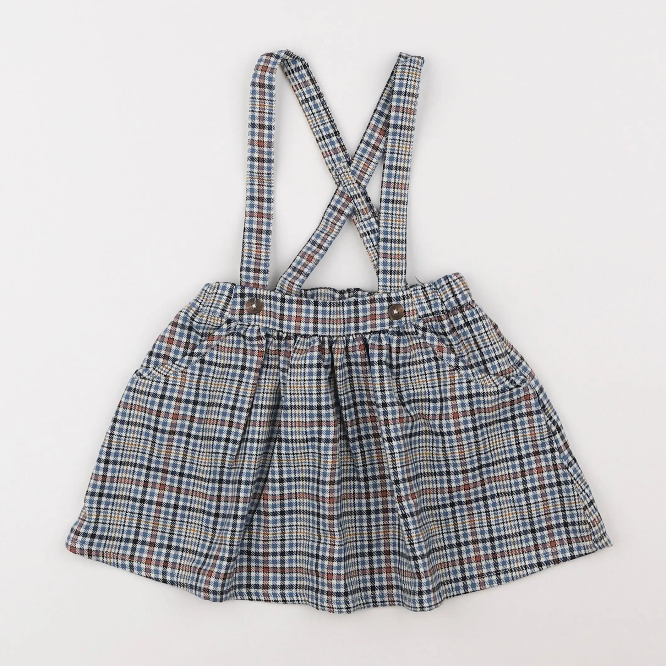 Vertbaudet - jupe bleu - 2 ans