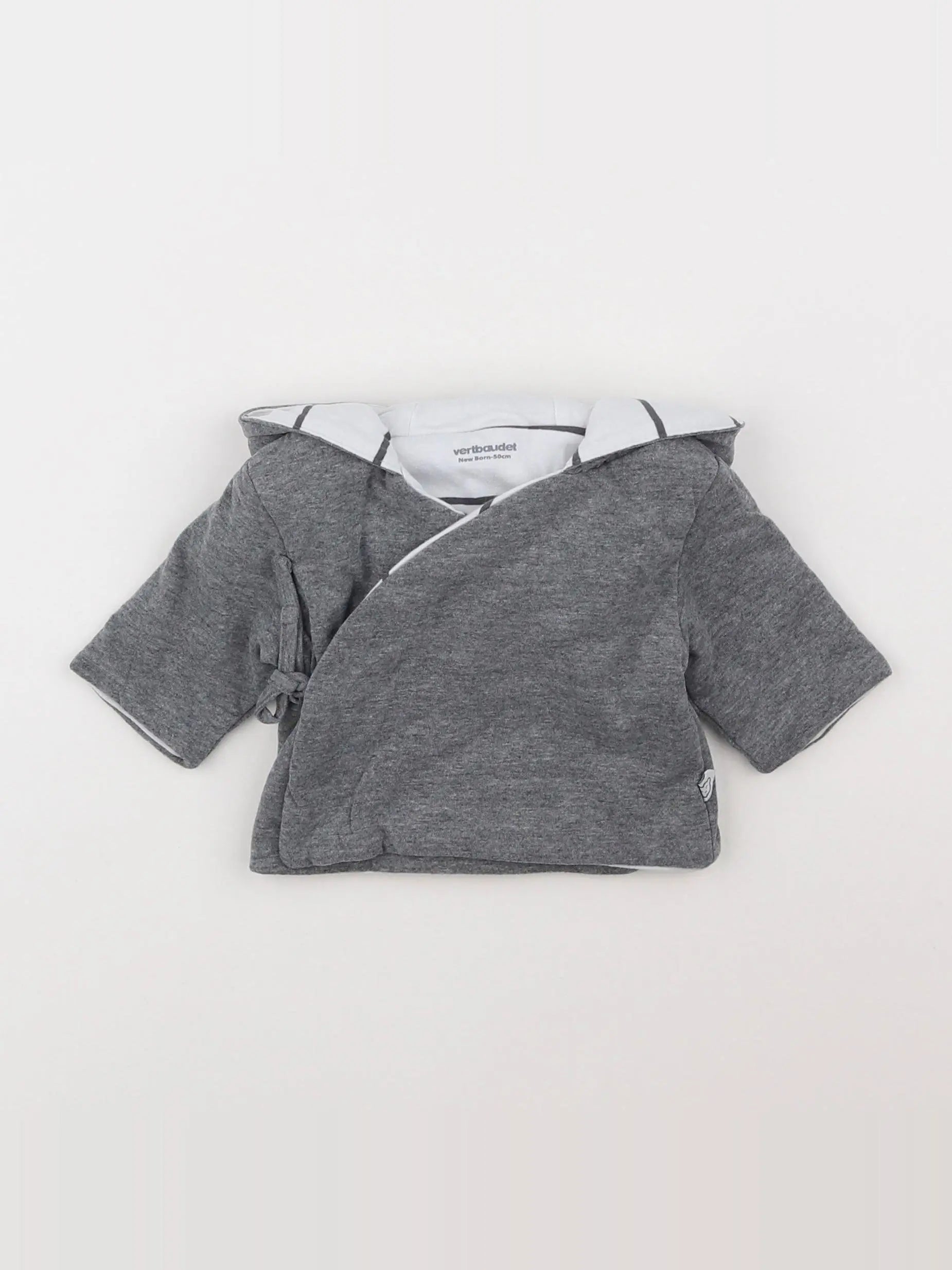 Vertbaudet - veste gris - 0 mois