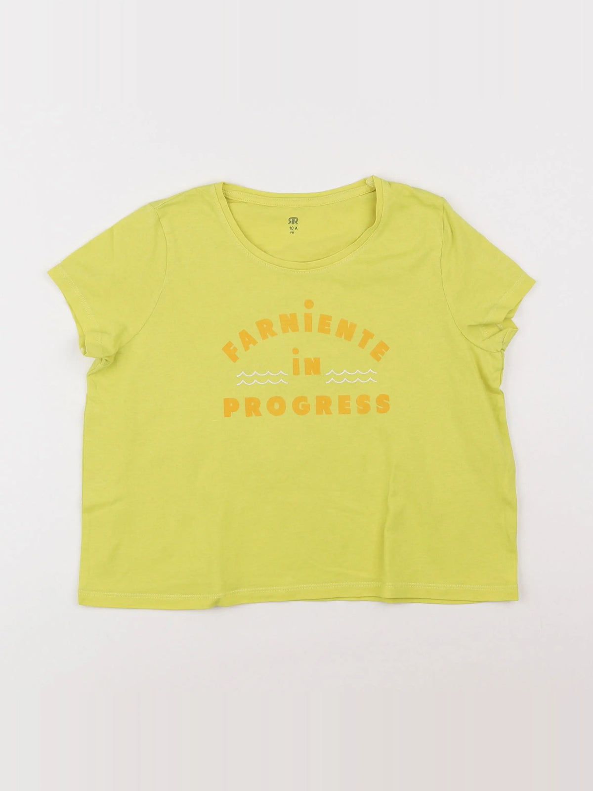La Redoute - tee-shirt jaune - 10 ans