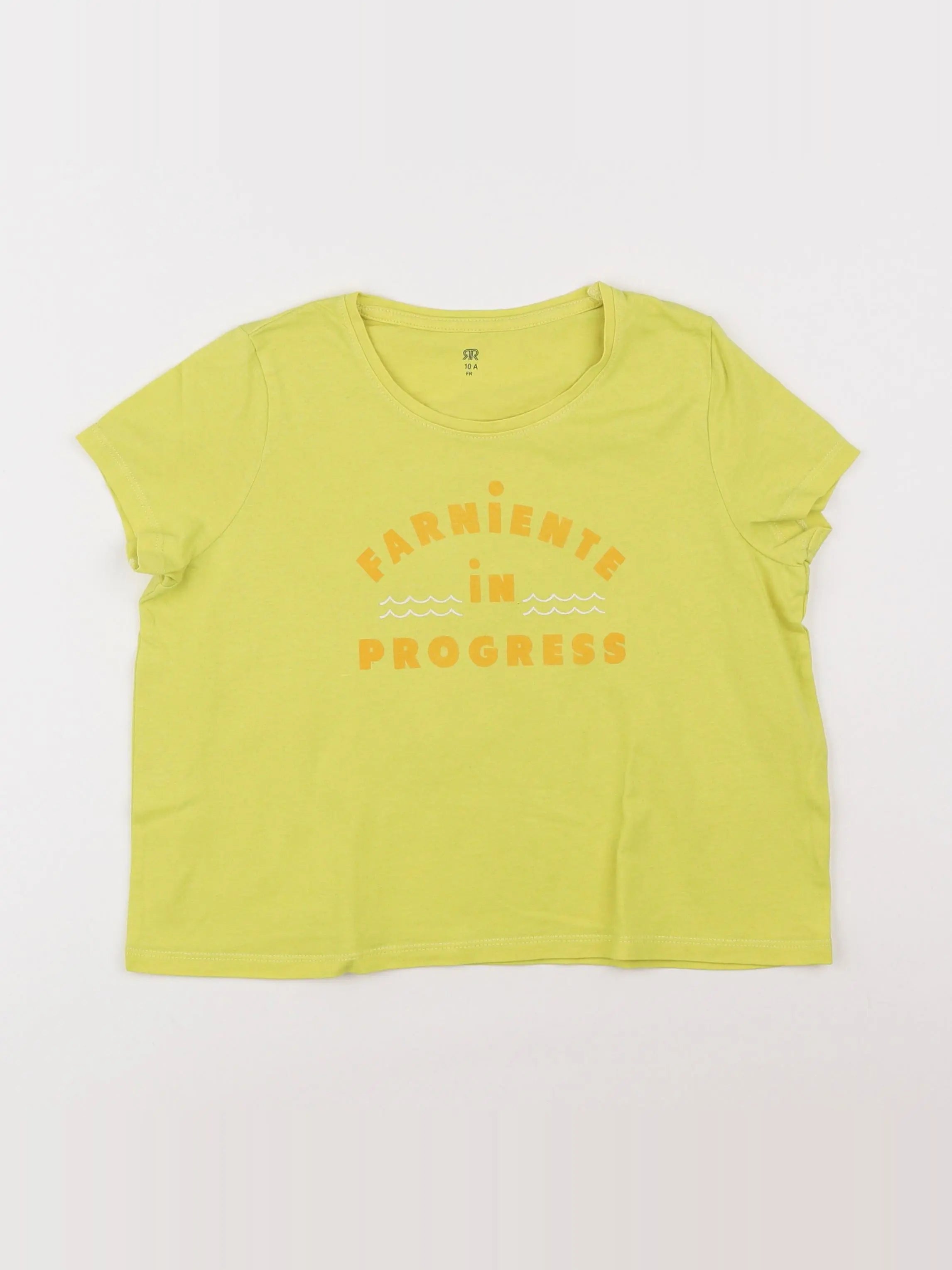 La Redoute - tee-shirt jaune - 10 ans