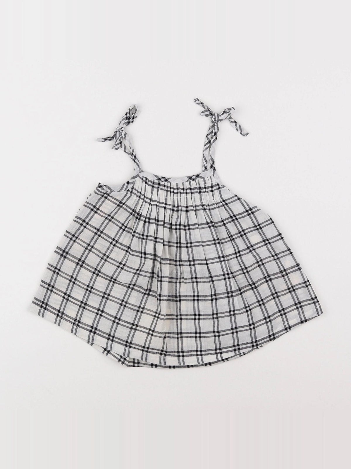 Lucas du Tertre - blouse blanc - 9/12 mois