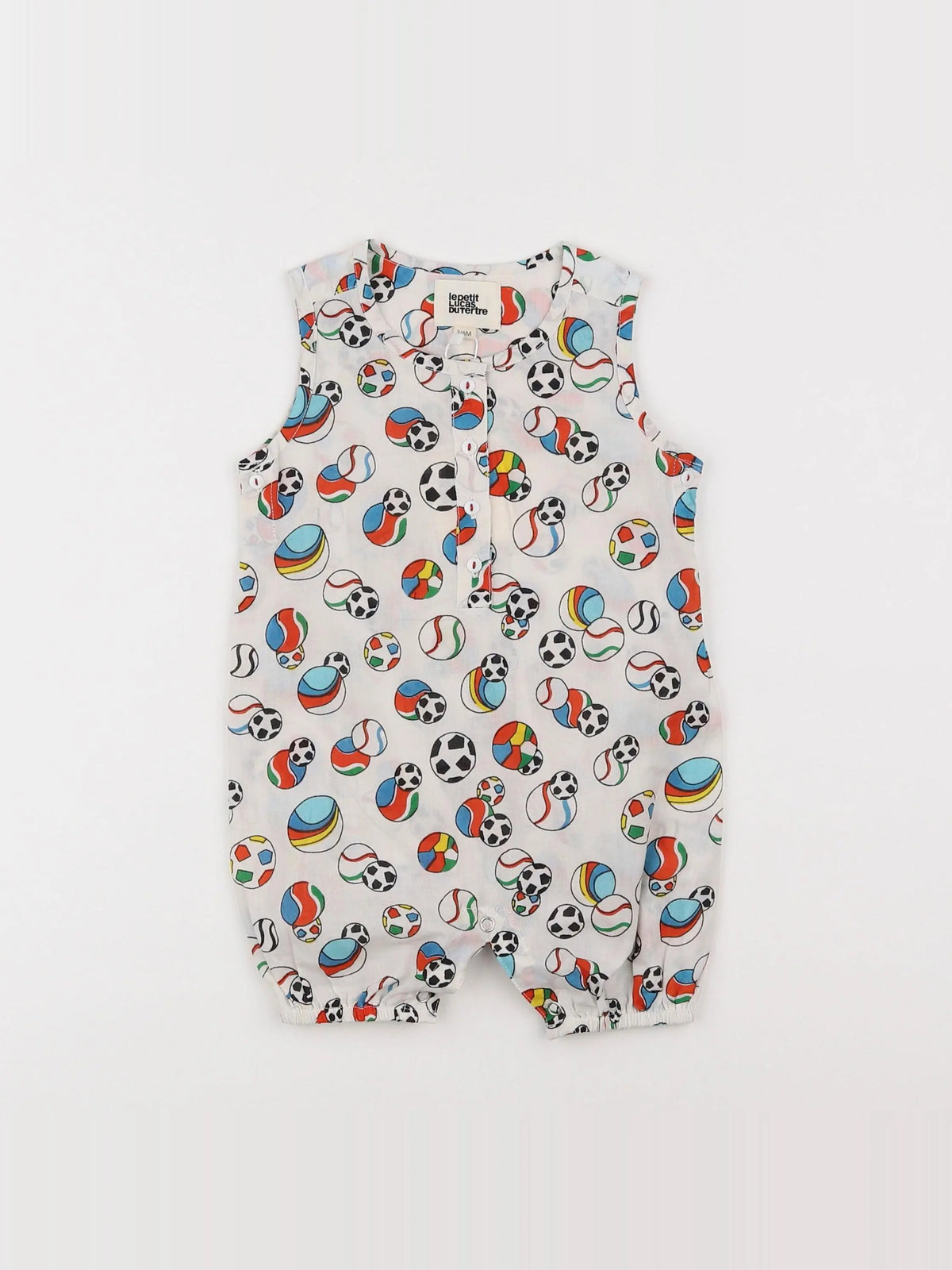 Lucas du Tertre - combinaison blanc - 3/6 mois