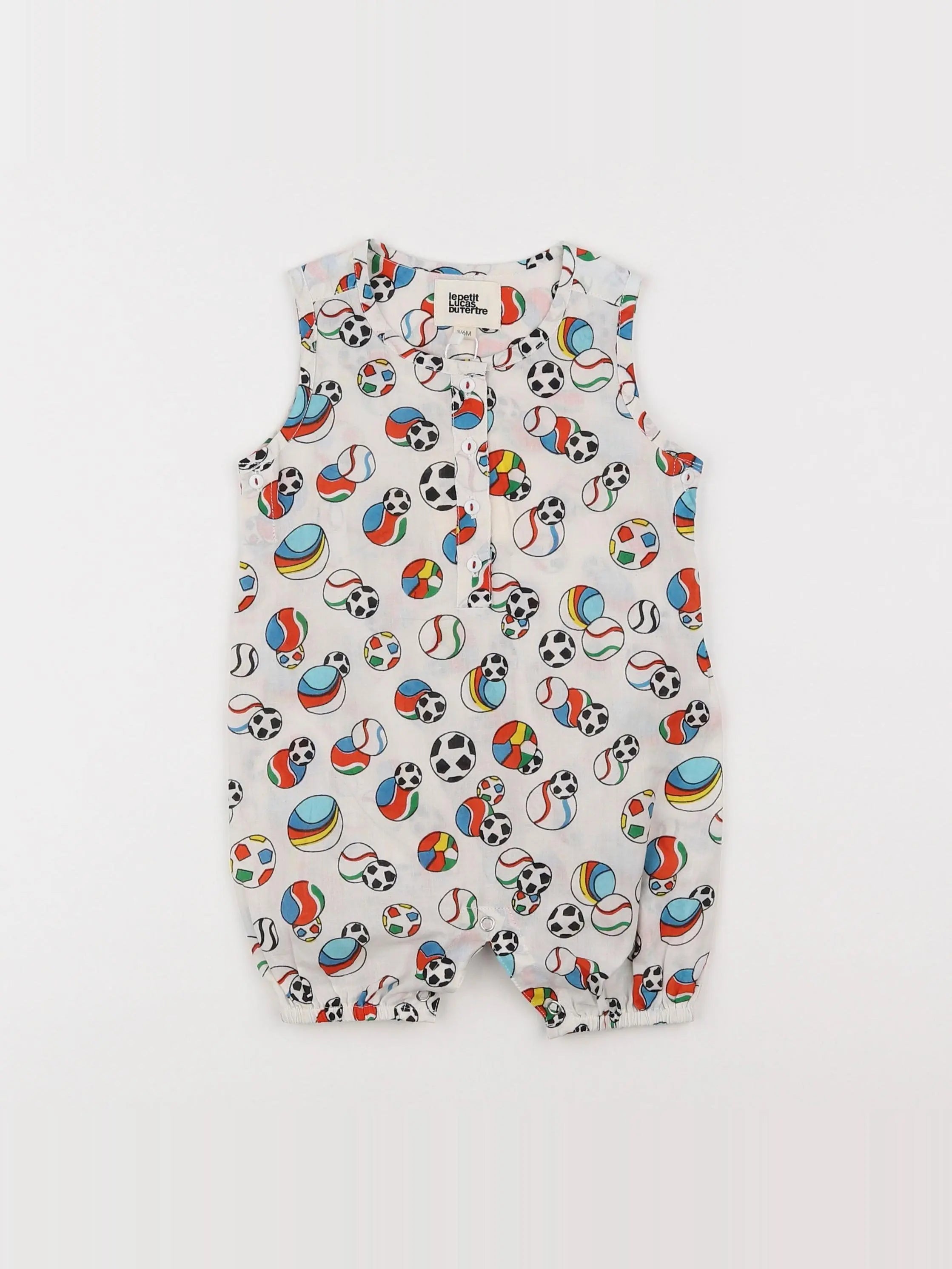 Lucas du Tertre - combinaison blanc - 3/6 mois