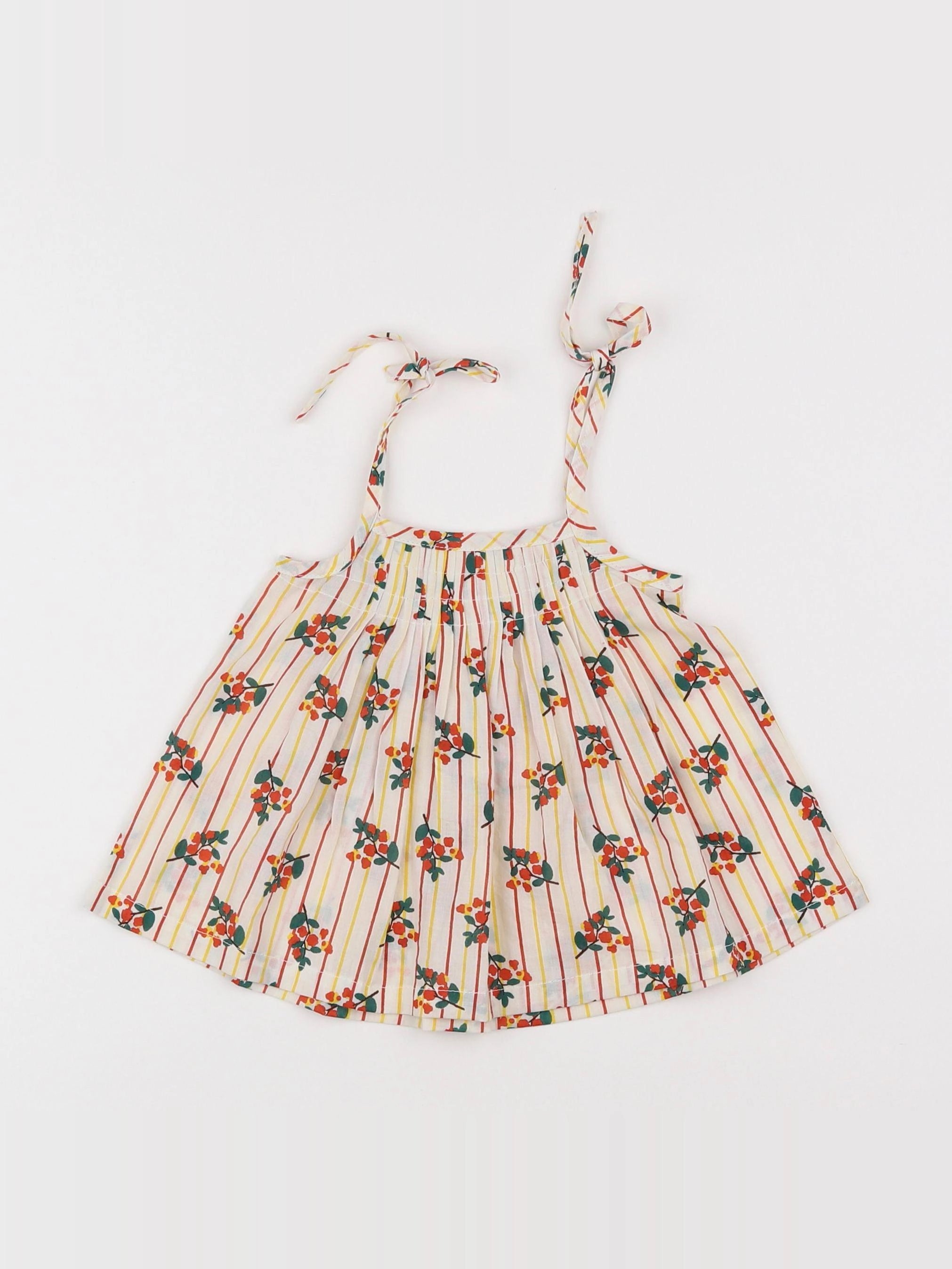 Lucas du Tertre - blouse beige - 6/9 mois