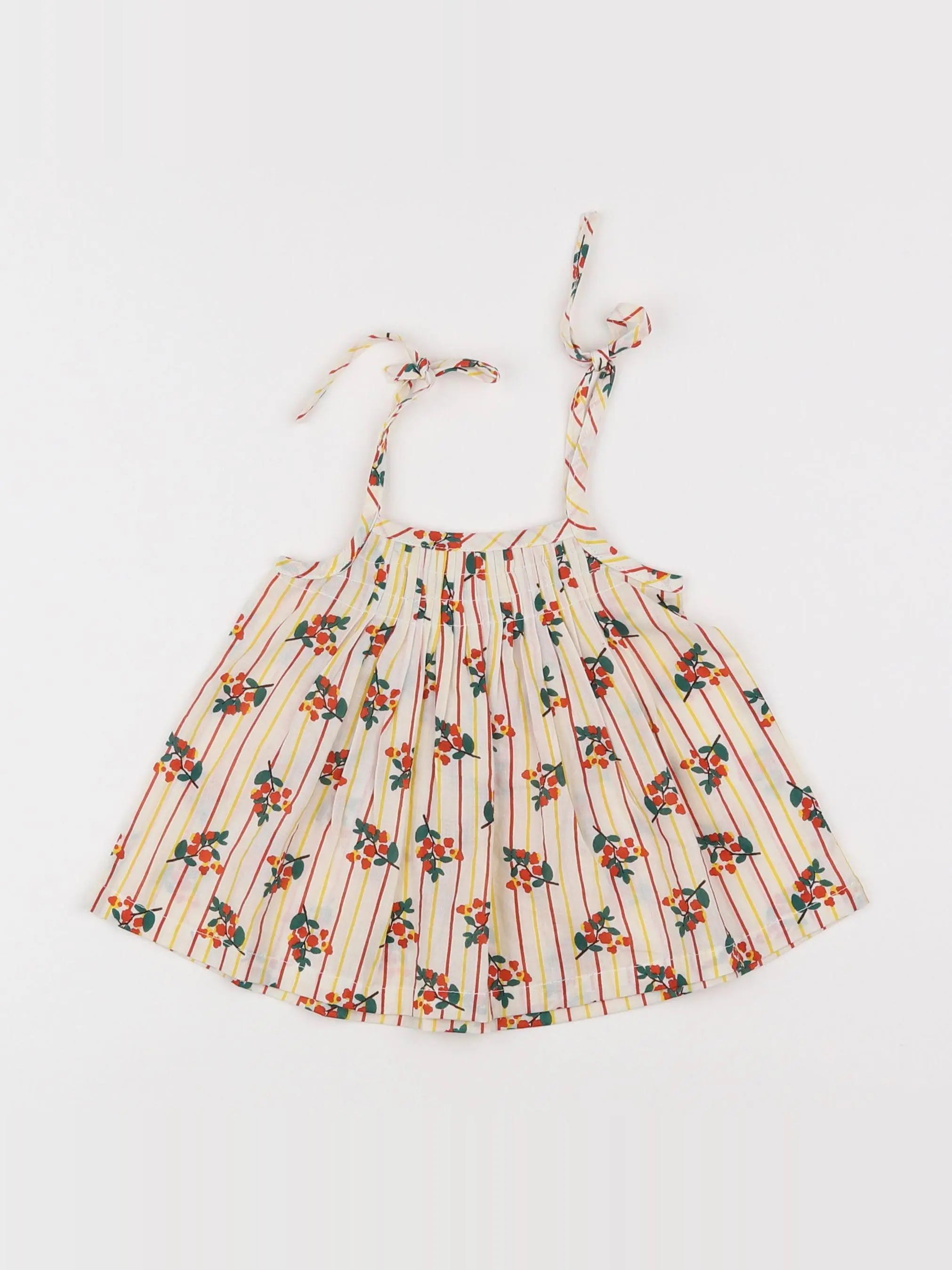 Lucas du Tertre - blouse beige - 6/9 mois