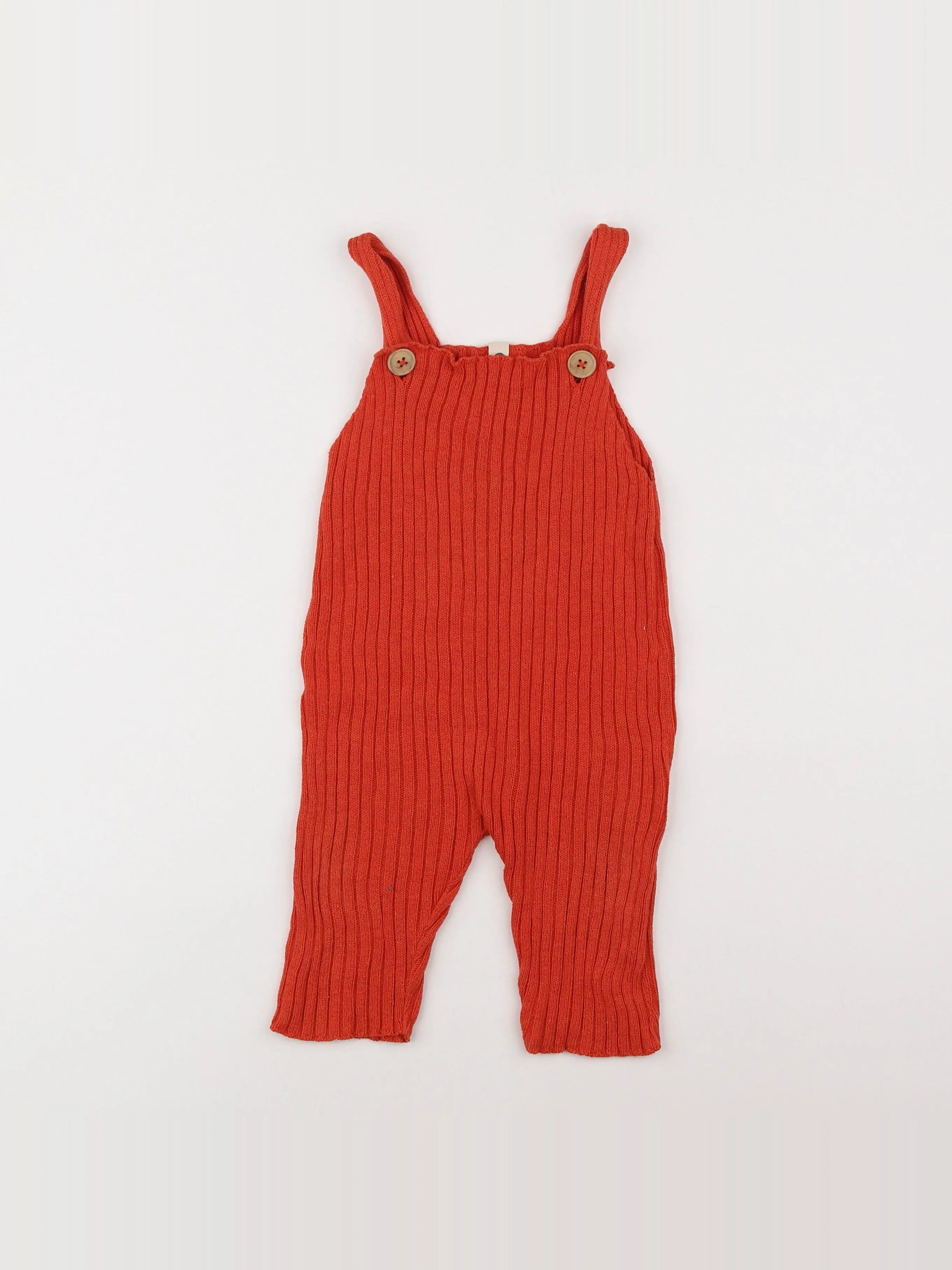 Bayiri  - salopette rouge - 12 mois