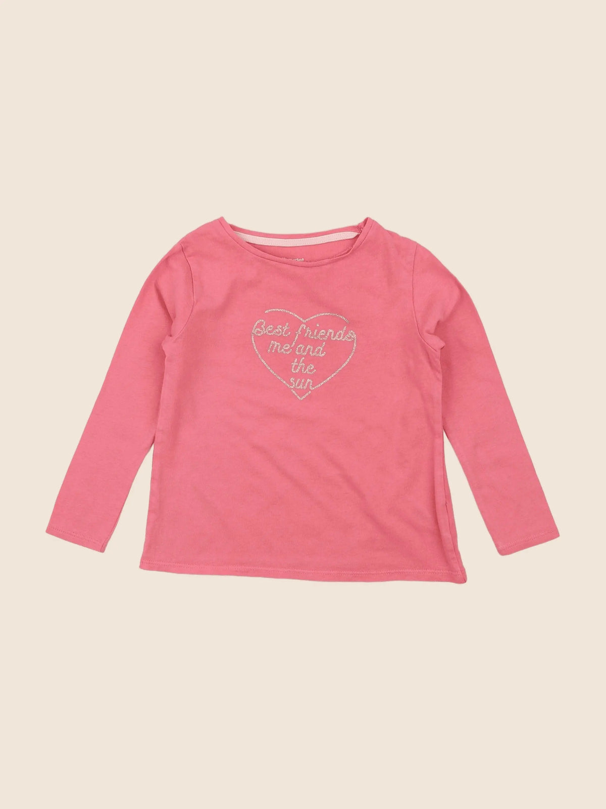 Vertbaudet - tee-shirt rose - 3 ans