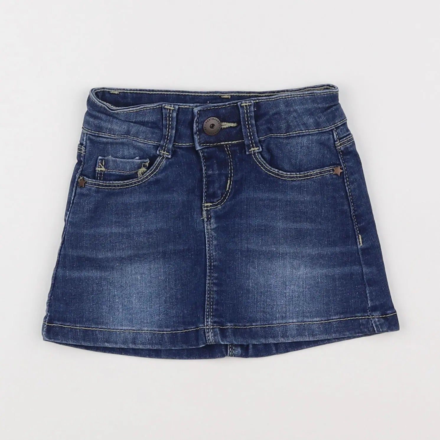 Vertbaudet - jupe bleu - 3 ans