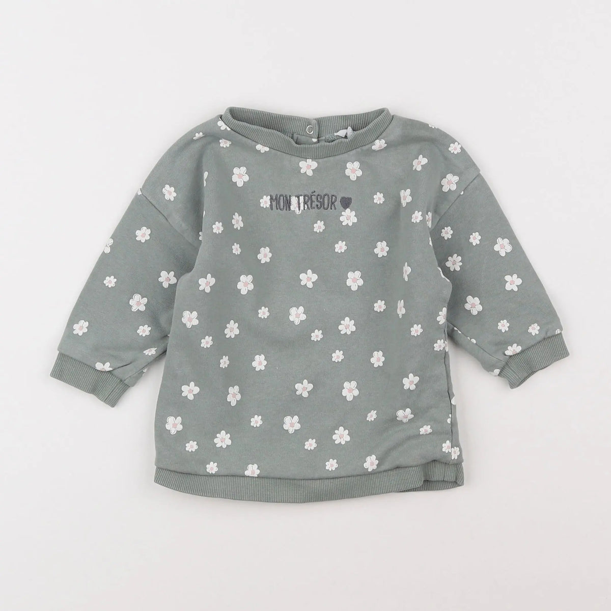 Vertbaudet - robe bleu - 12 mois