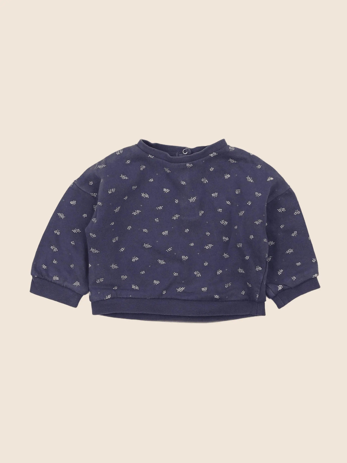 Vertbaudet - sweat bleu - 6 mois