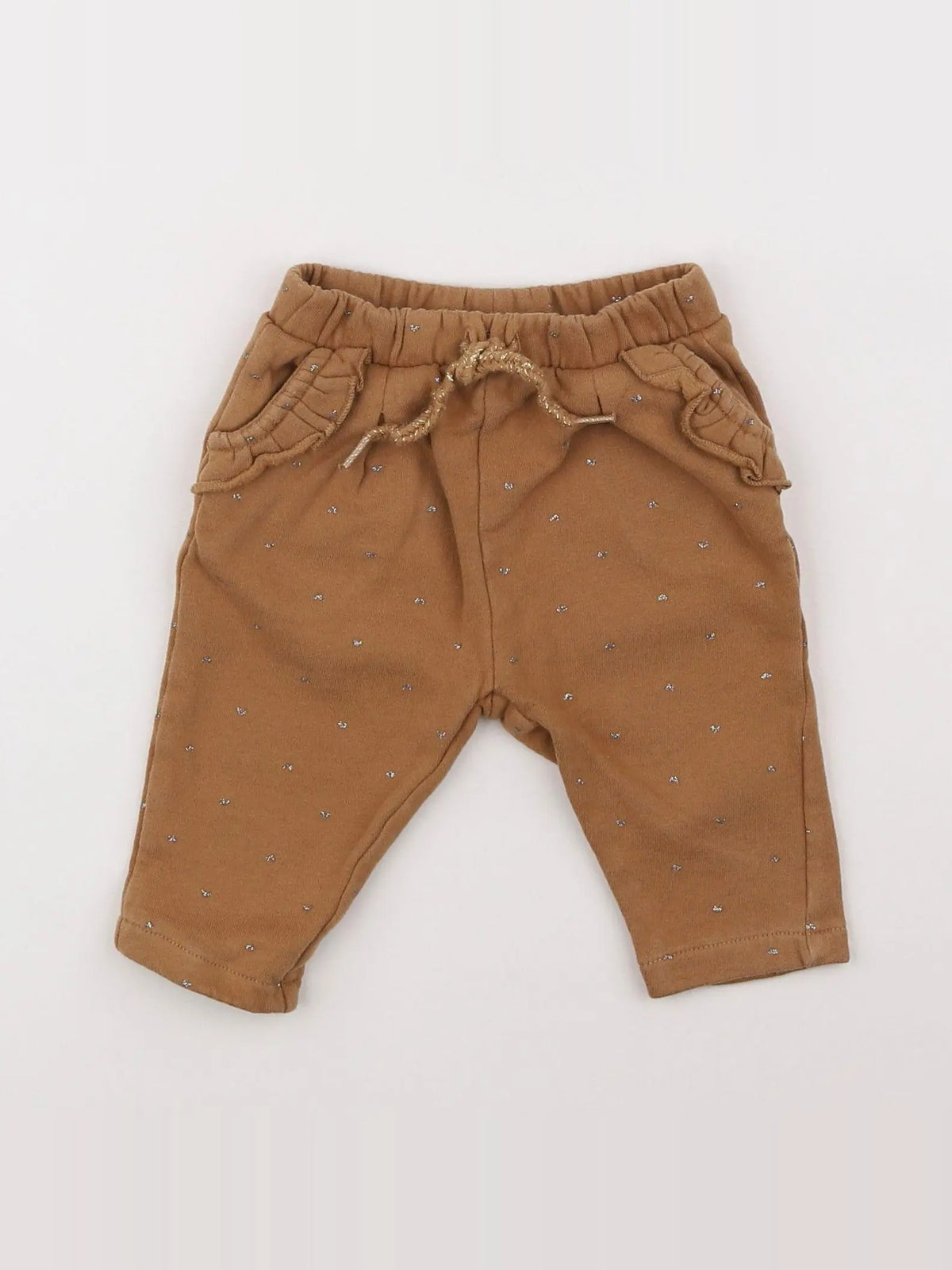 Vertbaudet - legging marron - 6 mois