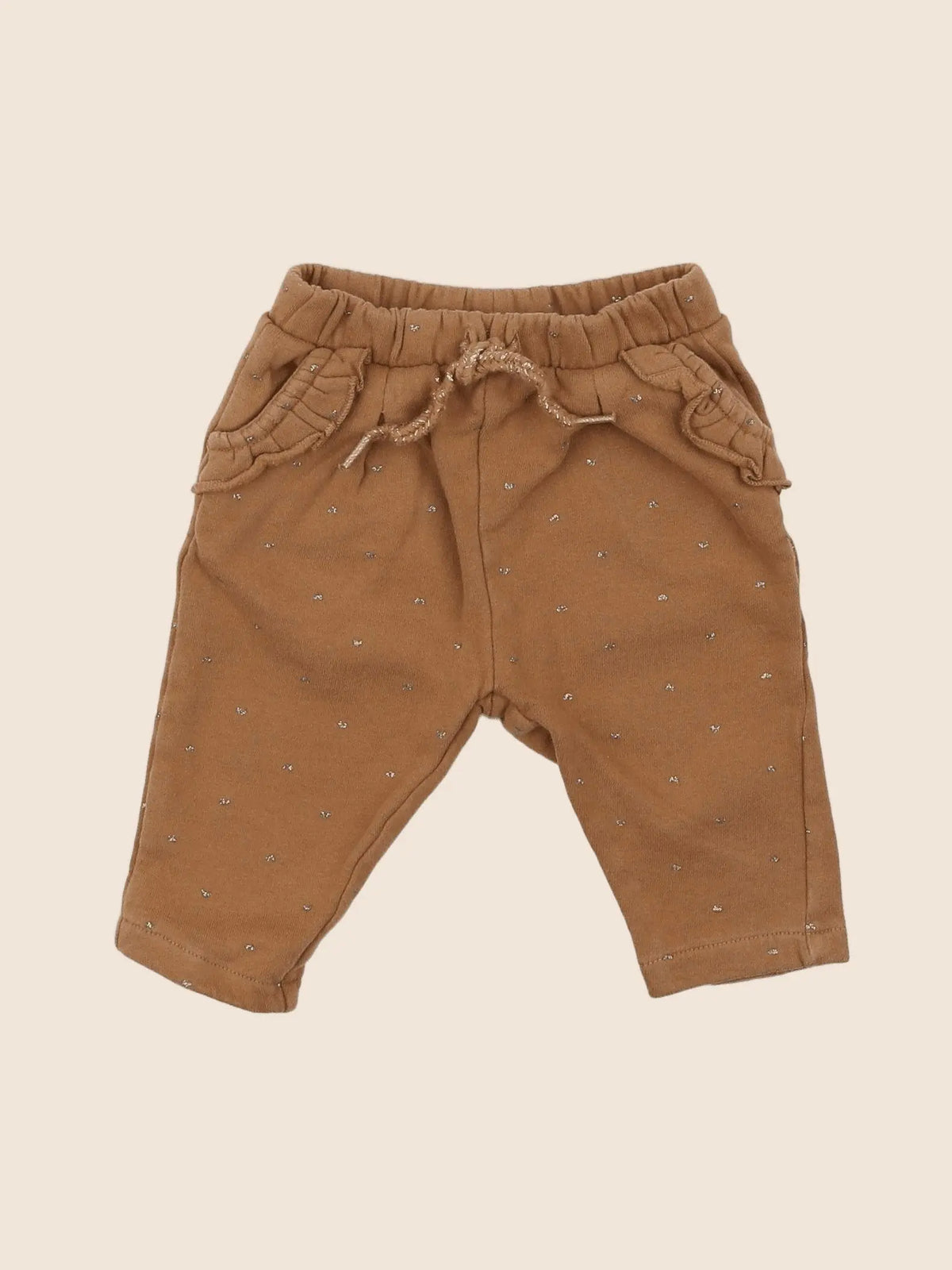 Vertbaudet - legging marron - 6 mois