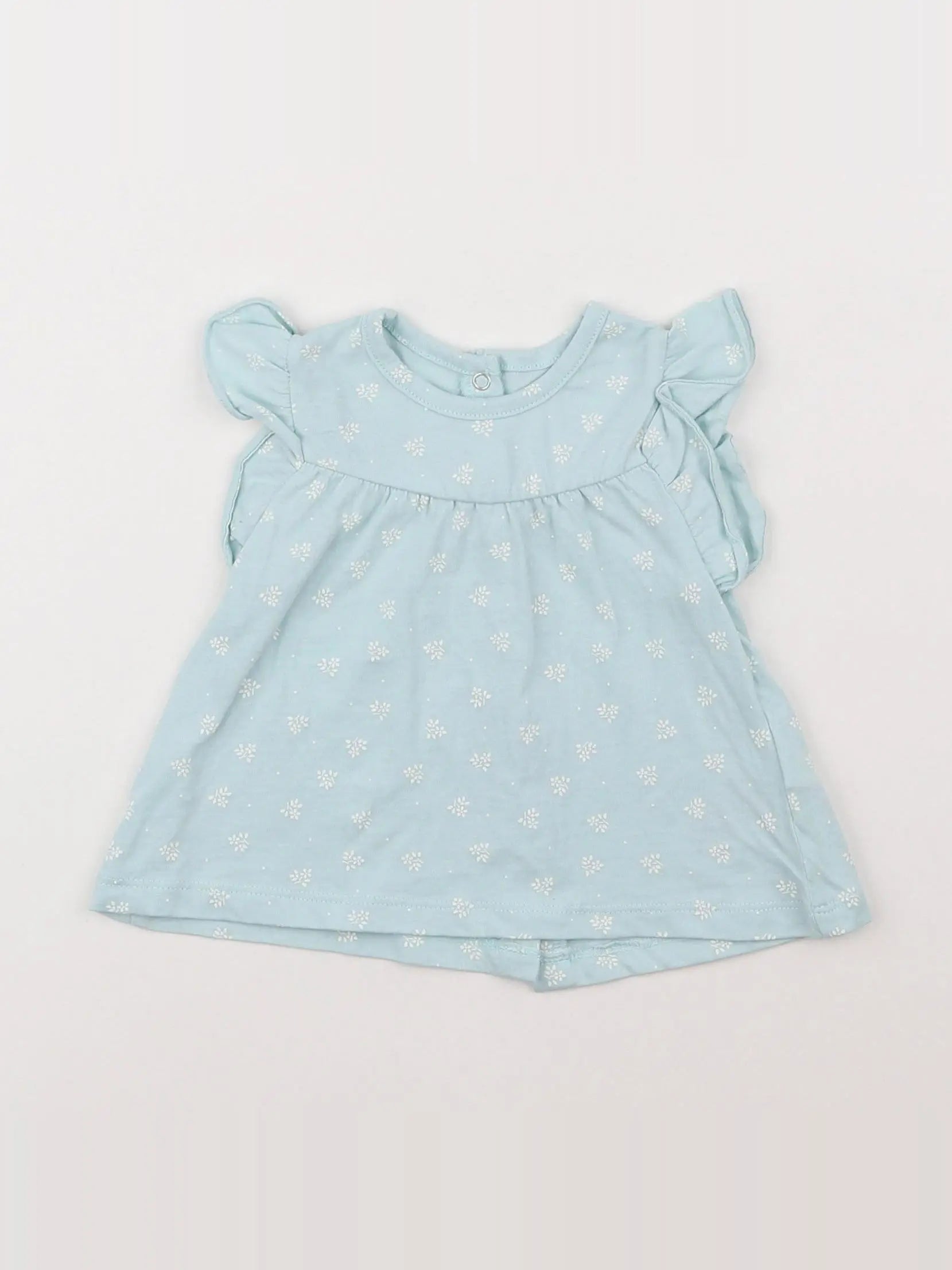 Vertbaudet - robe bleu - 9 mois