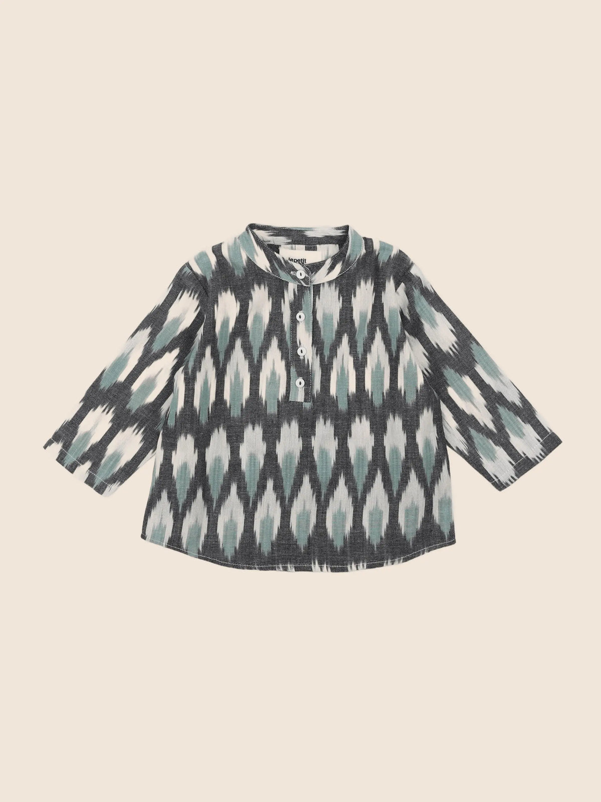 Lucas du Tertre - chemise gris - 6/9 mois