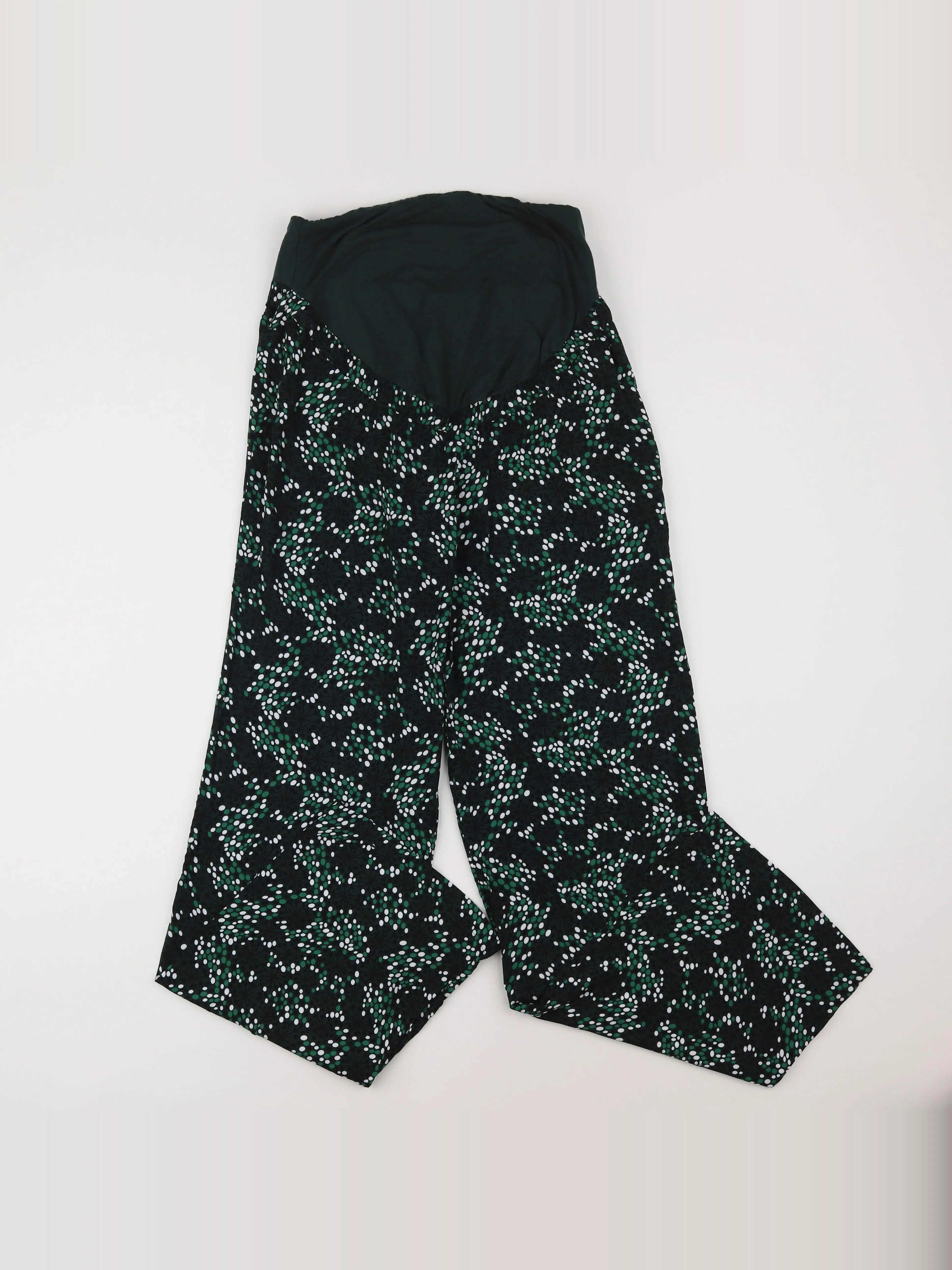 Vertbaudet - pantalon allaitement, grossesse vert, noir - 34