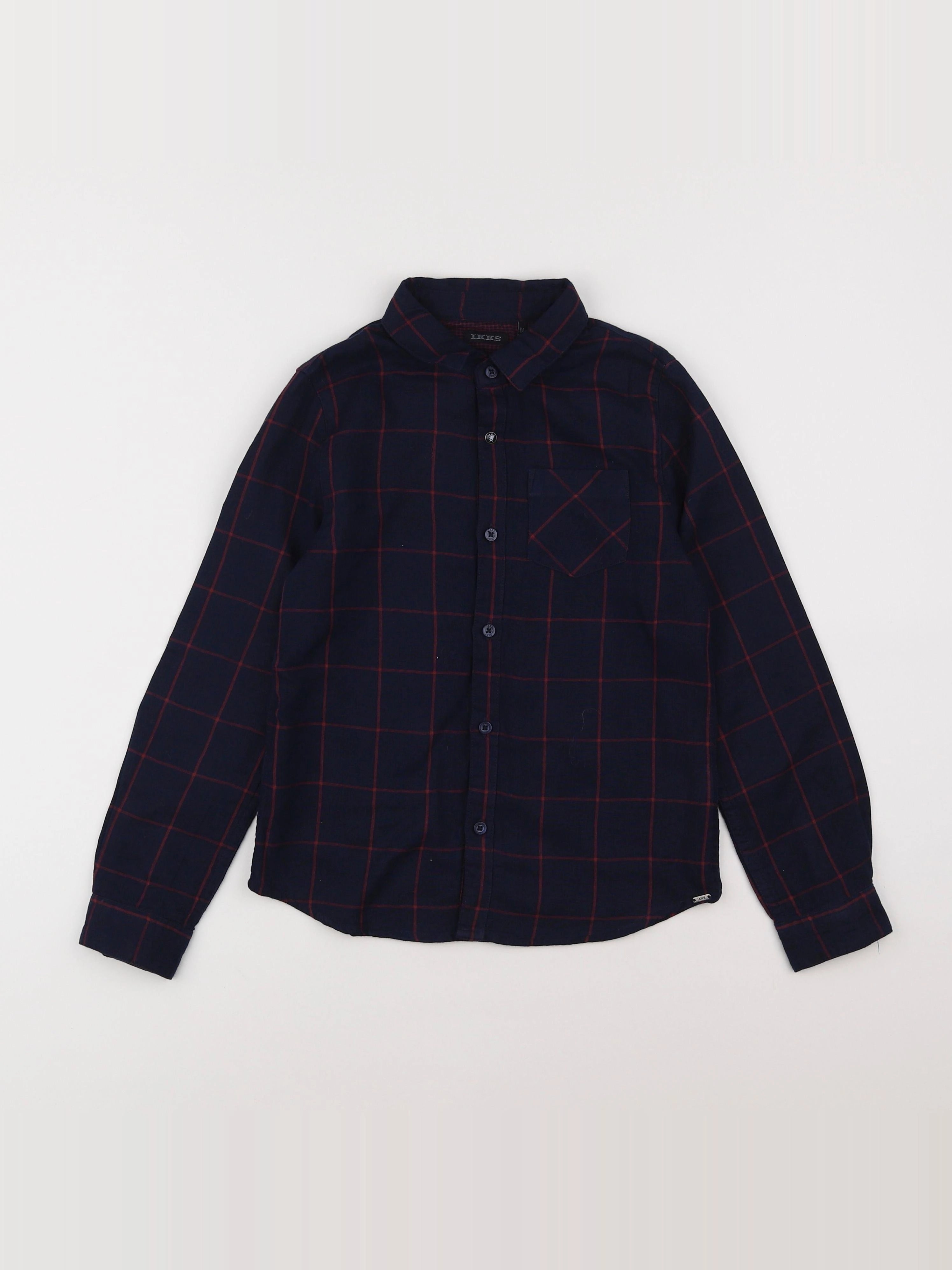 IKKS - chemise bleu - 8 ans