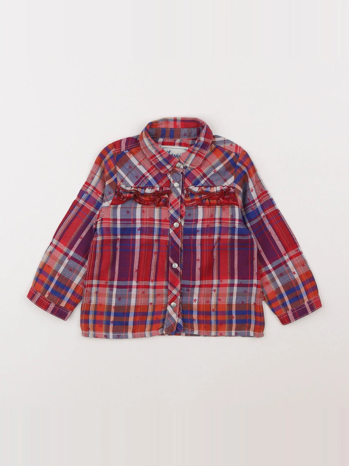 Levi's - chemise rouge - 18 mois