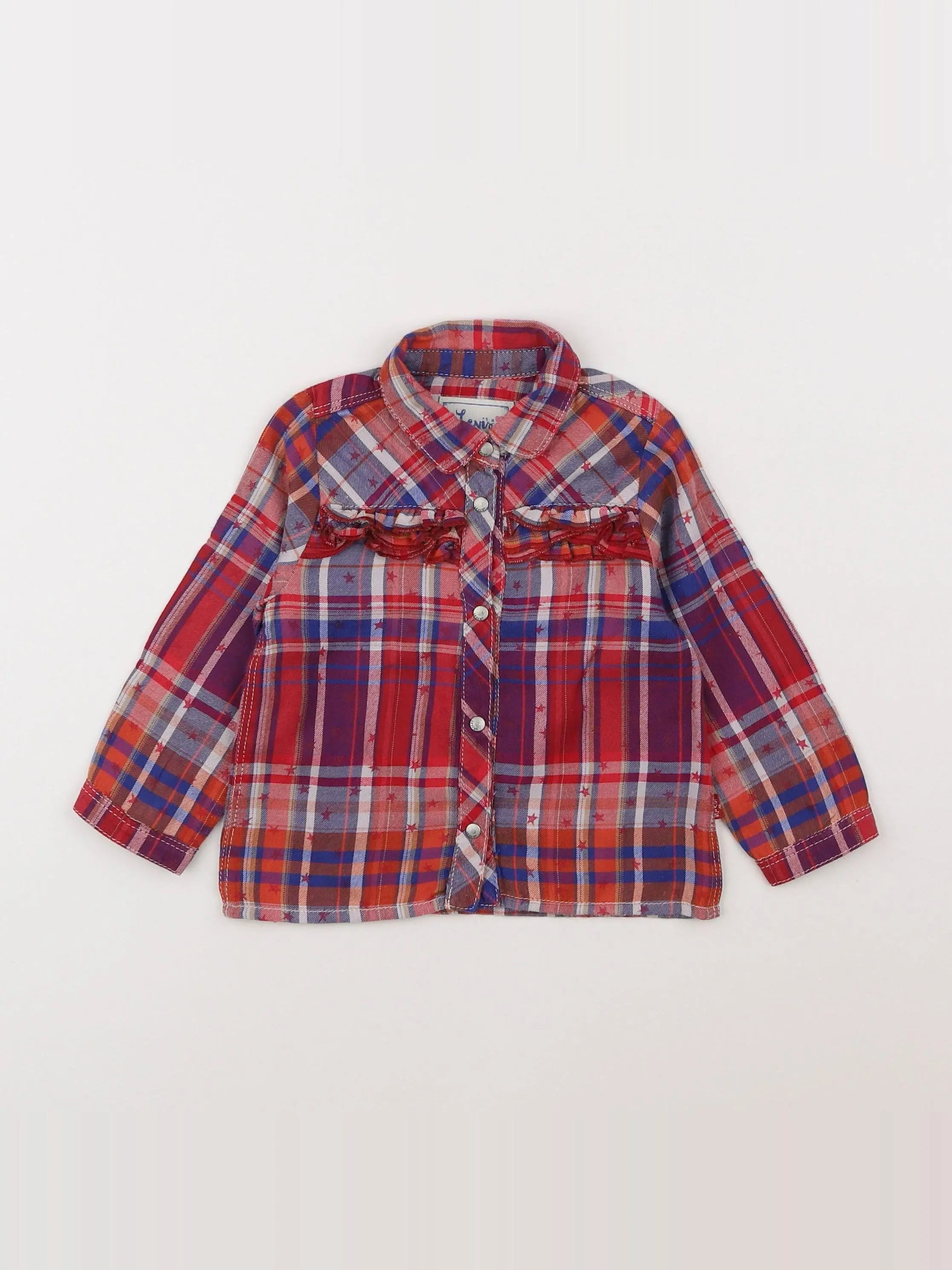 Levi's - chemise rouge - 18 mois