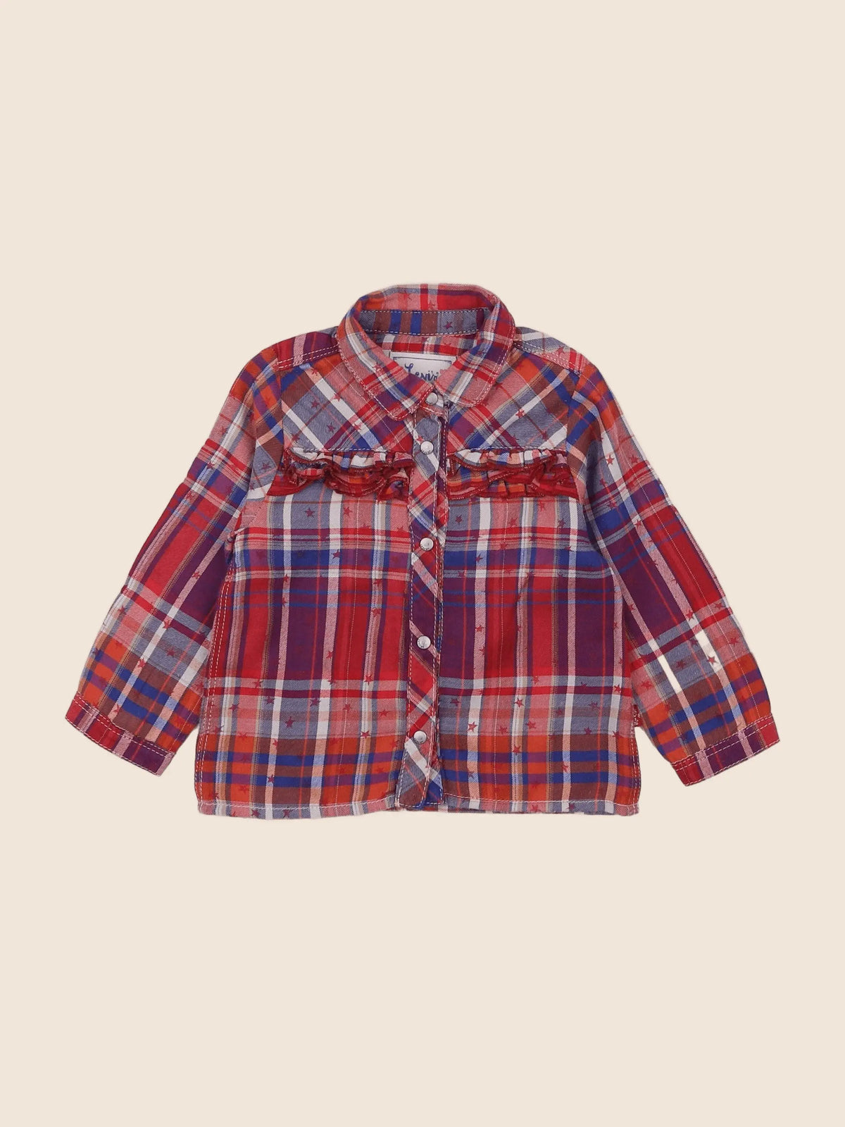 Levi's - chemise rouge - 18 mois