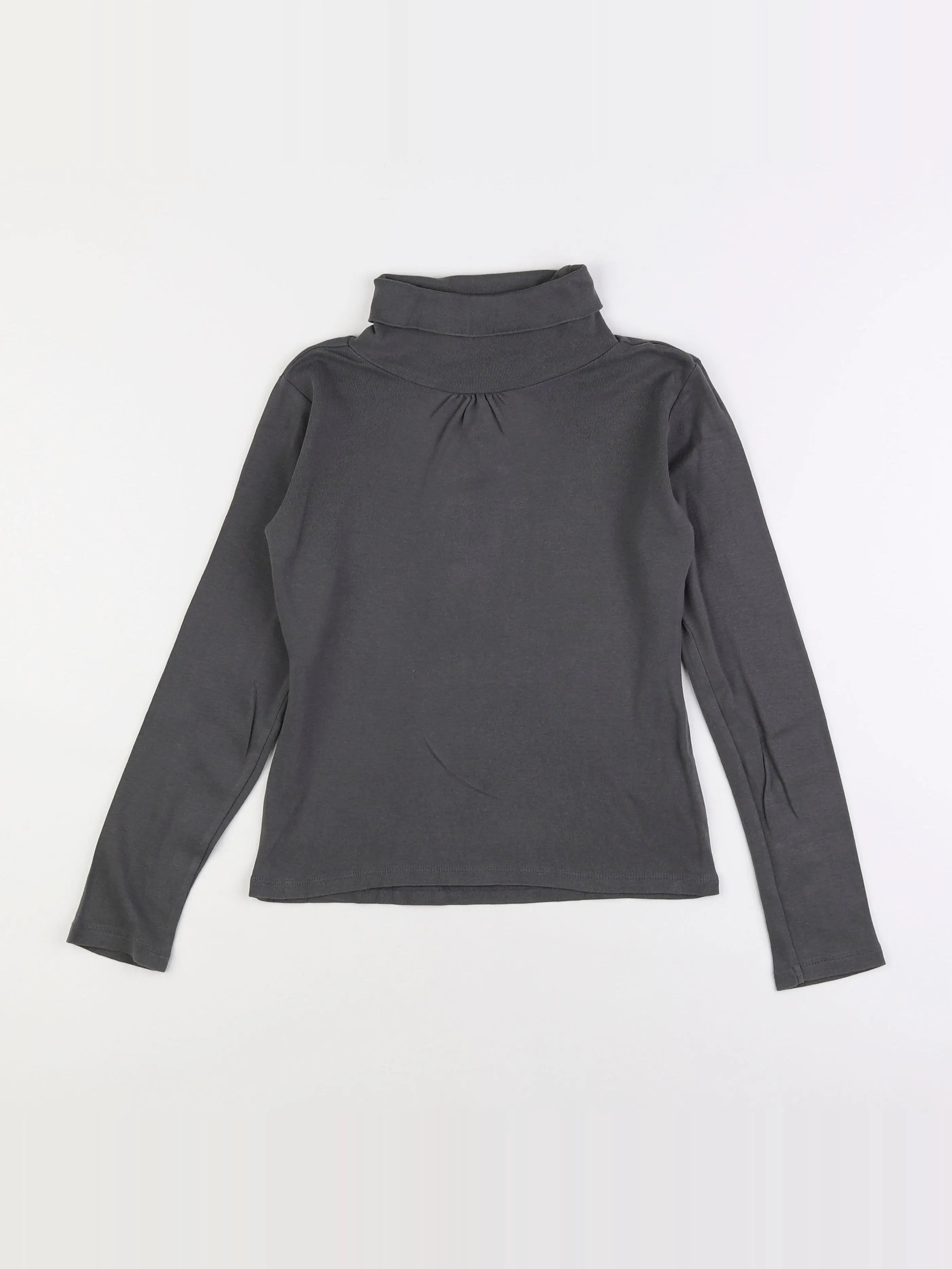 Vertbaudet - sous-pull gris - 10 ans