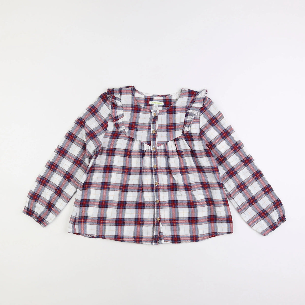 Vertbaudet - blouse multicolore - 10 ans