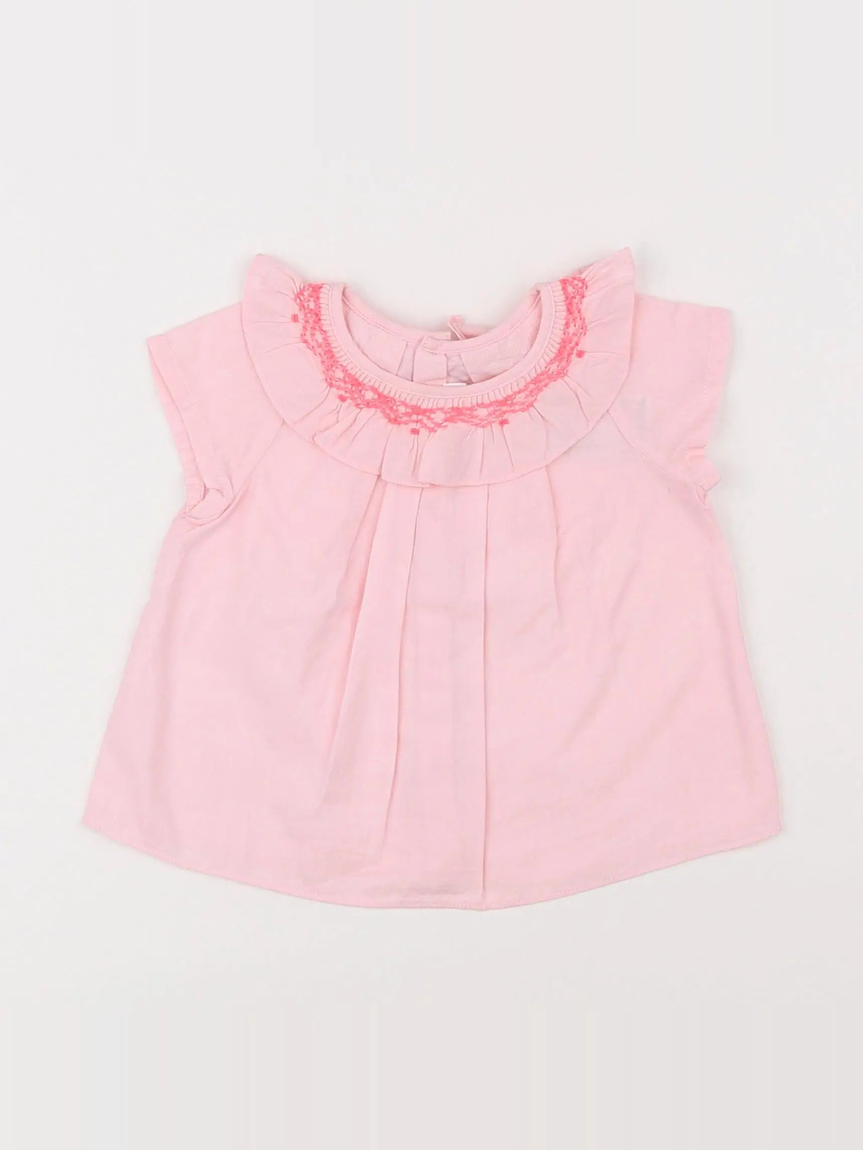 Jacadi - blouse rose - 12 mois