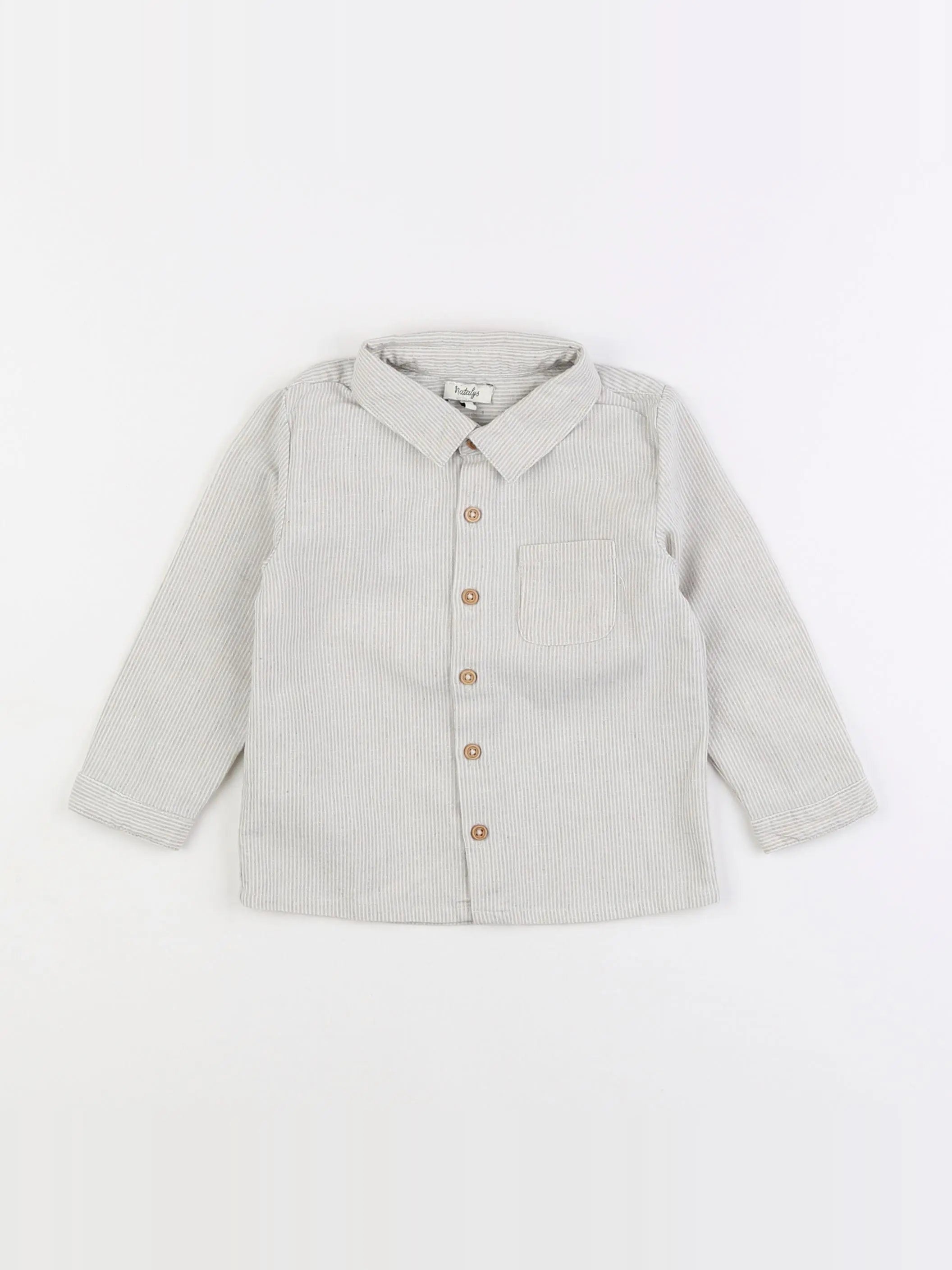 Natalys - chemise beige - 18 mois