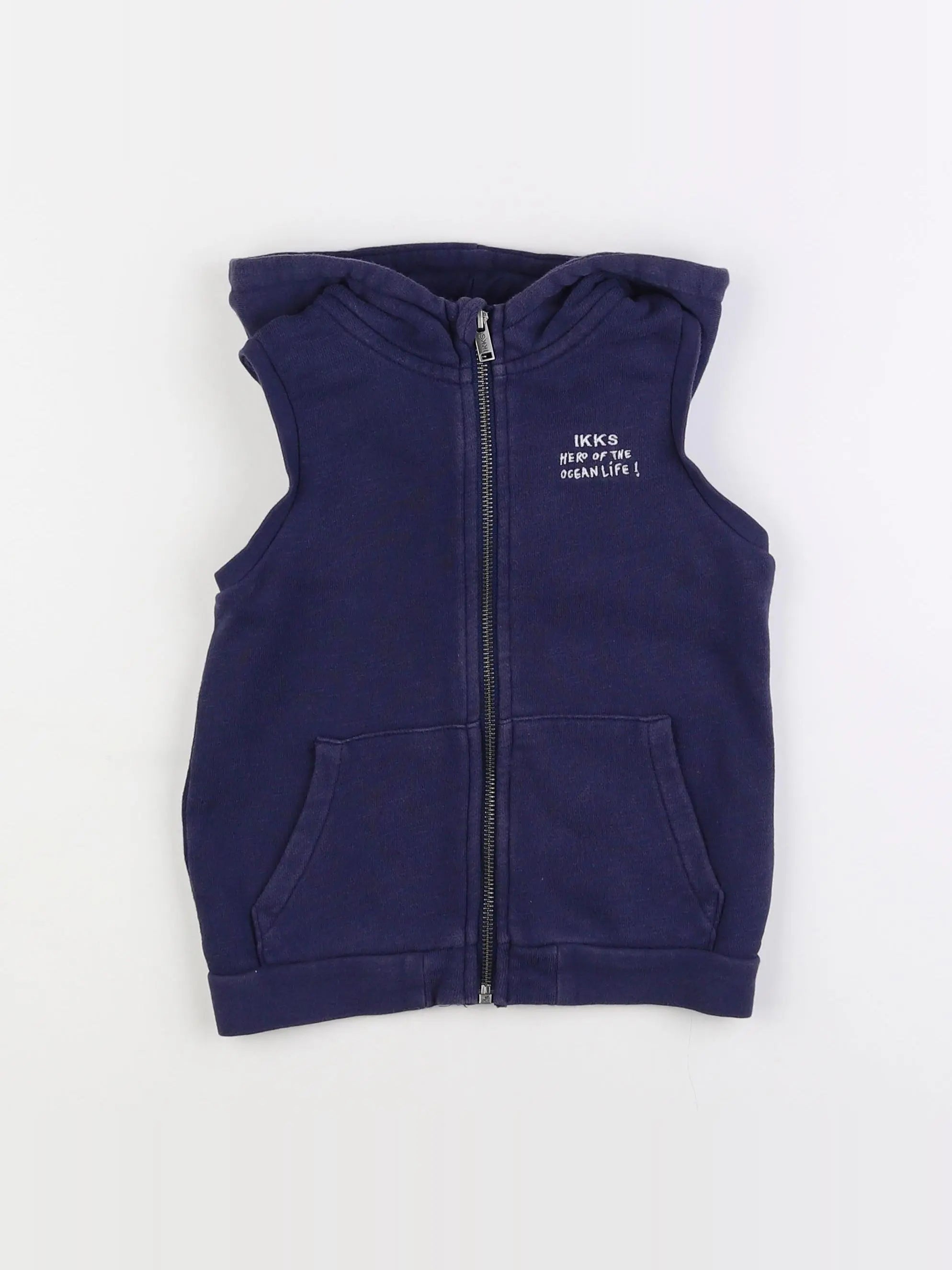 IKKS - sweat imprimé au dos bleu - 4 ans