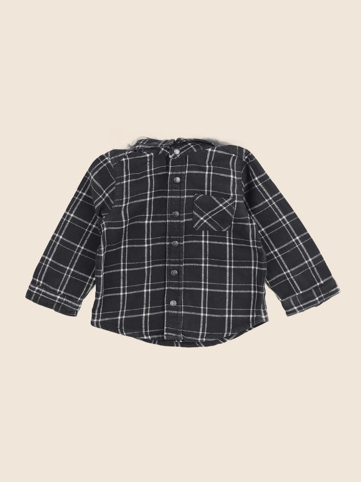 Vertbaudet - chemise gris - 18 mois