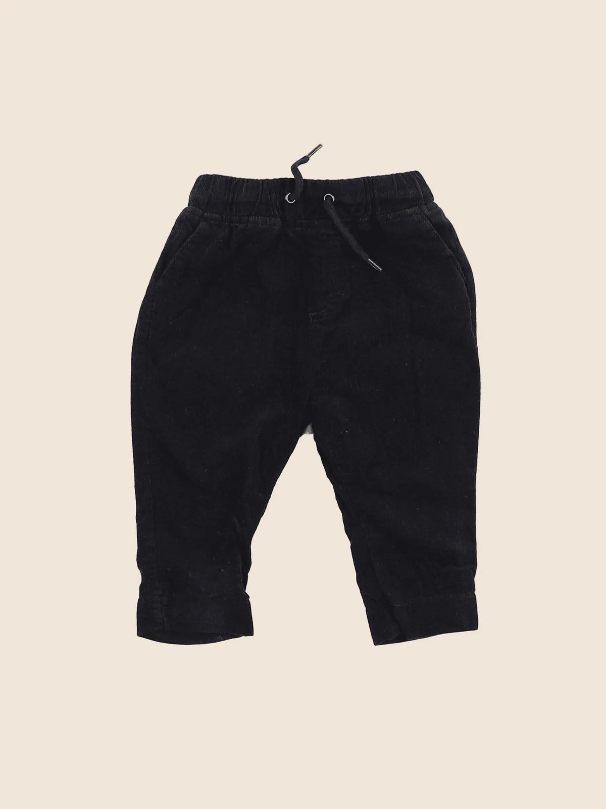 Vertbaudet - pantalon doublé bleu - 6 mois