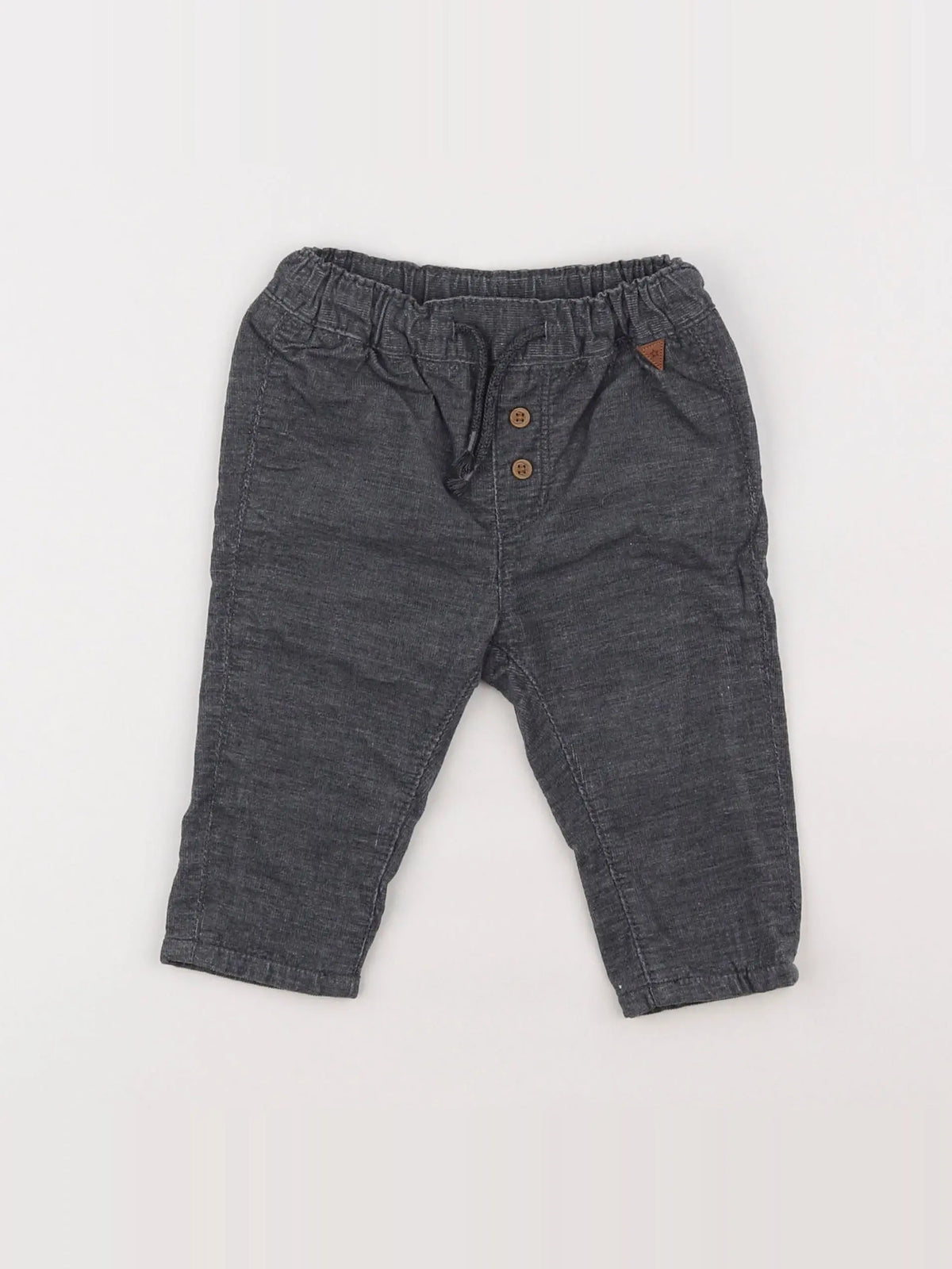 H&M - pantalon gris - 4/6 mois