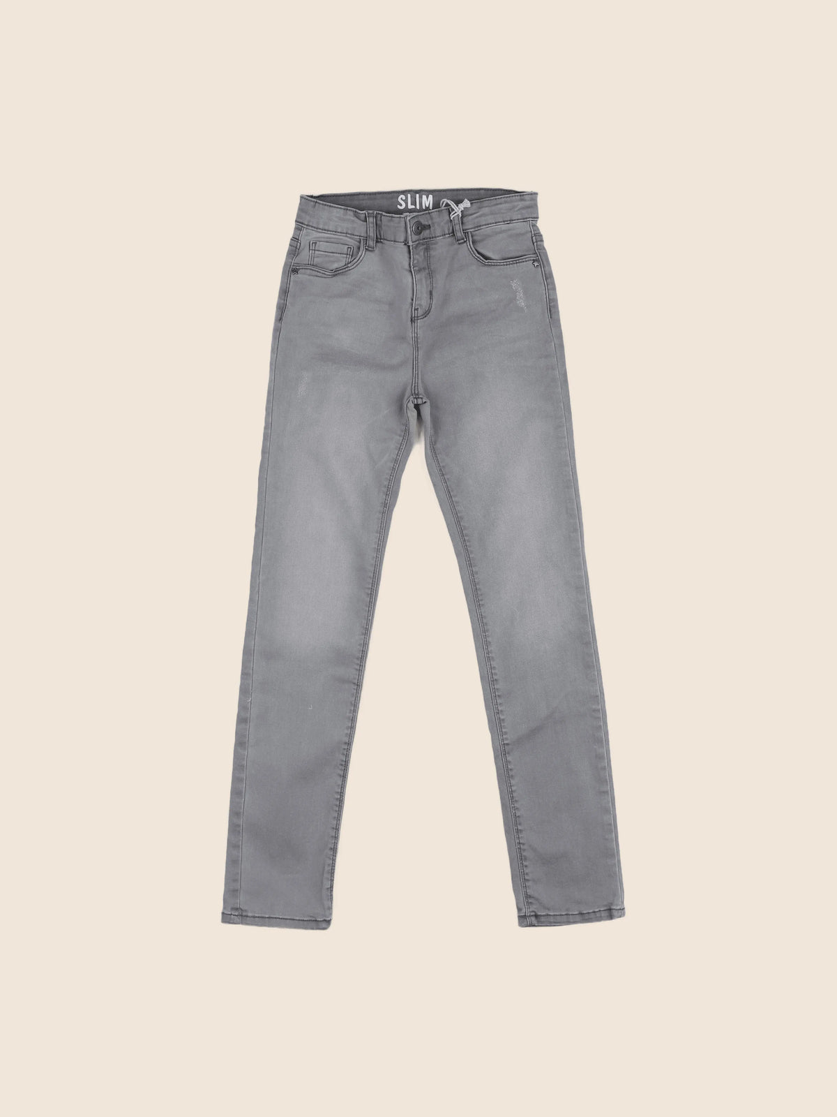 Vertbaudet - jean gris - 12 ans