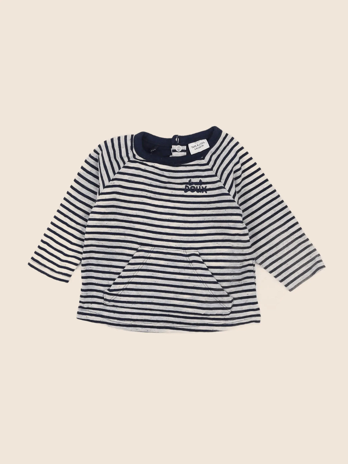 Tape à l'oeil - tee-shirt bleu - 6 mois