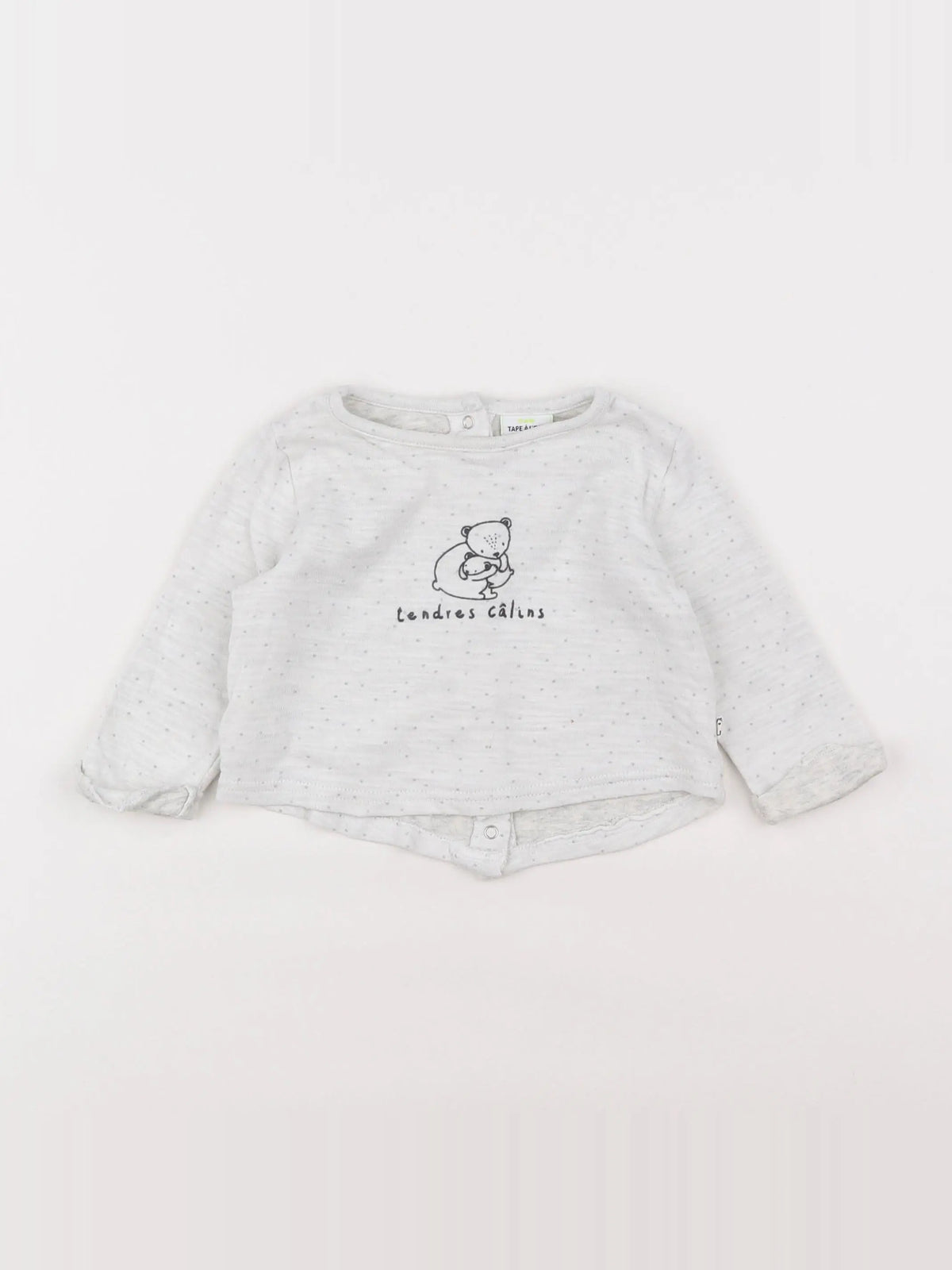 Tape à l'oeil - tee-shirt gris - 6 mois