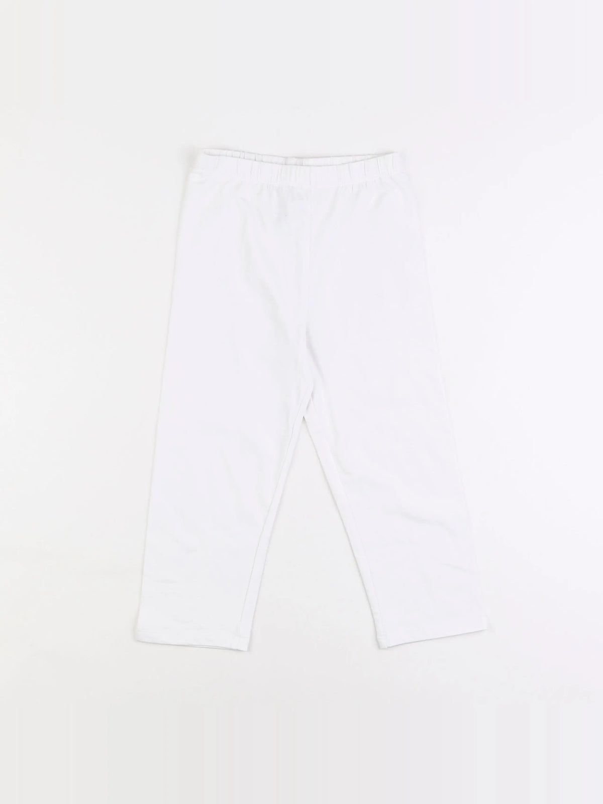 Vertbaudet - legging court blanc - 9 ans