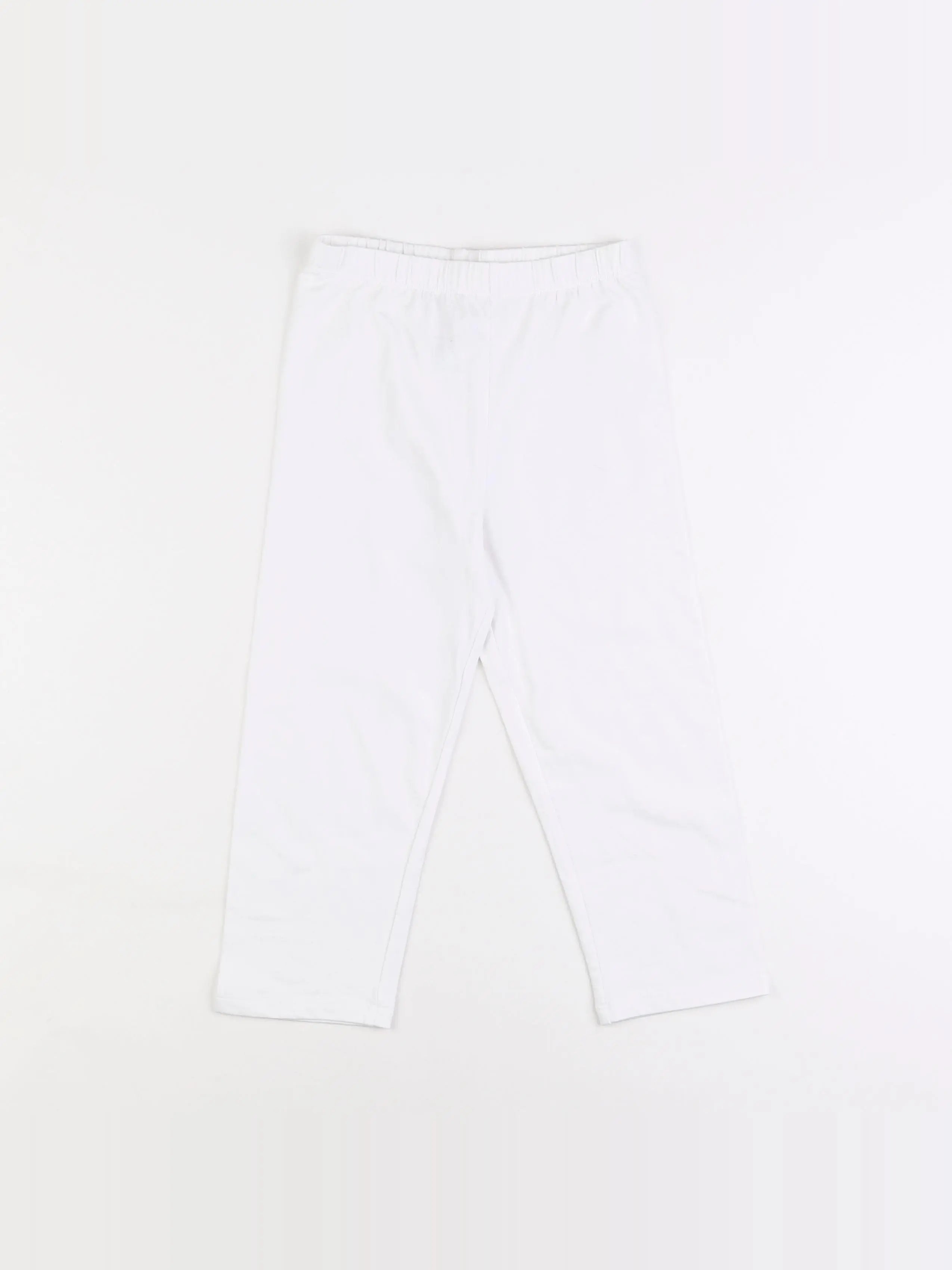 Vertbaudet - legging court blanc - 9 ans
