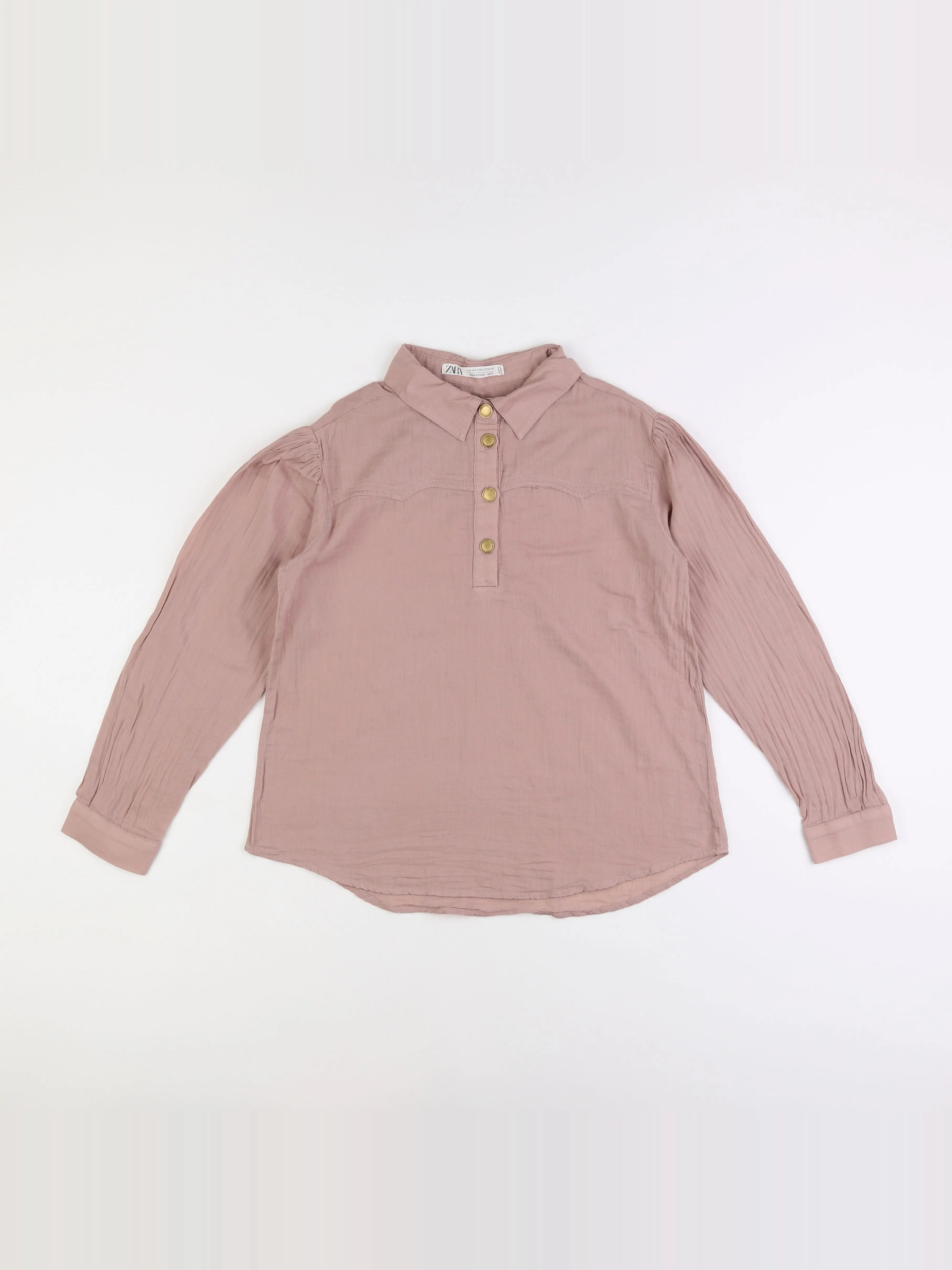 Zara - blouse rose - 11/12 ans