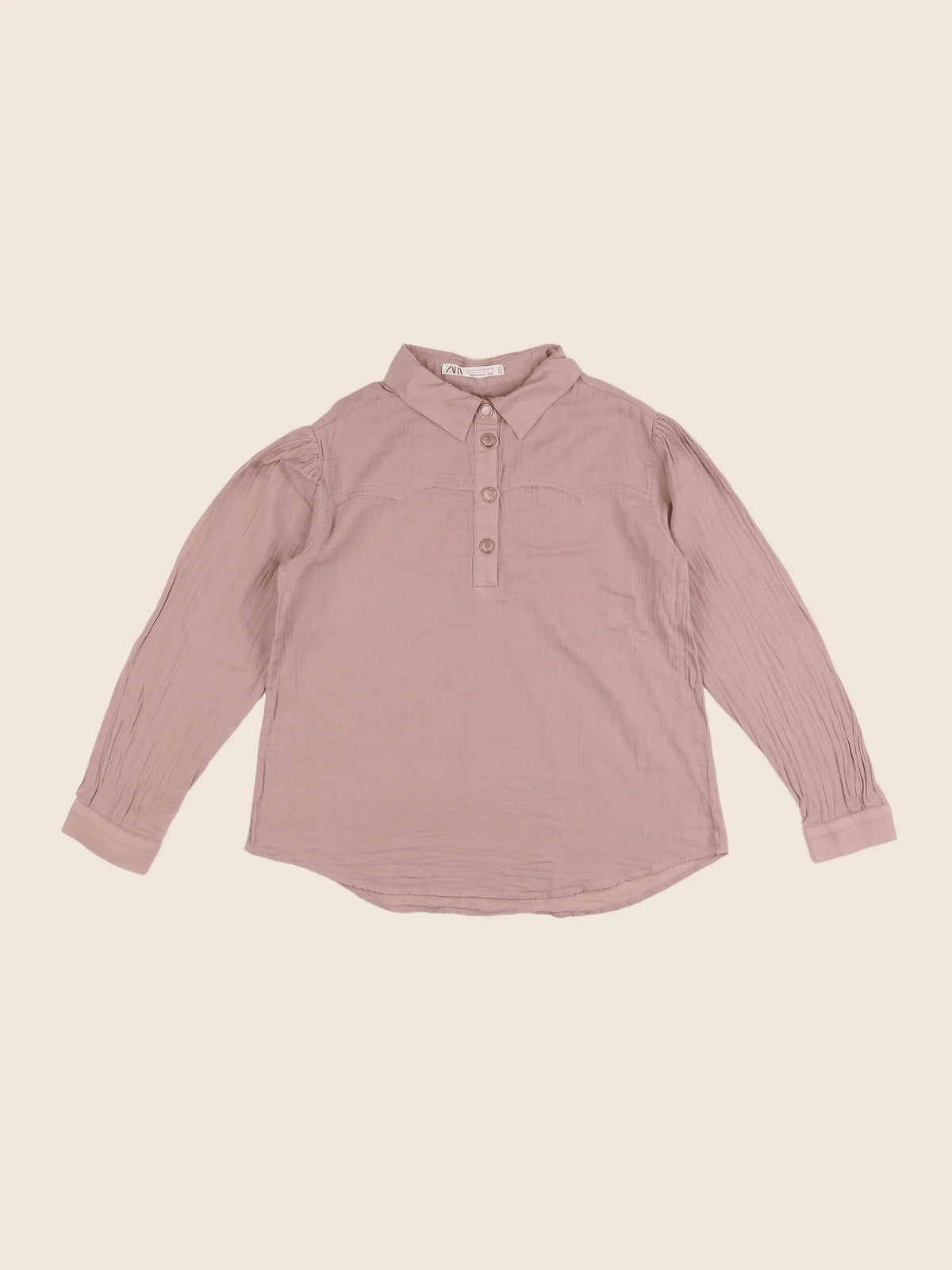 Zara - blouse rose - 11/12 ans