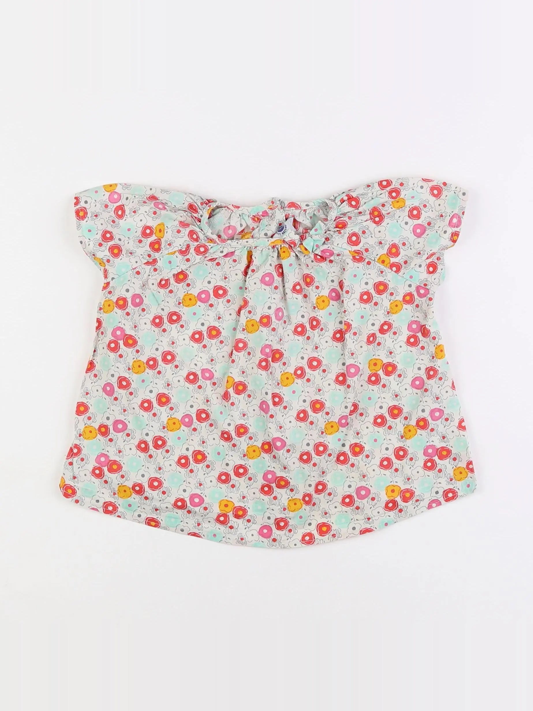 Petit Bateau - blouse multicolore - 18 mois
