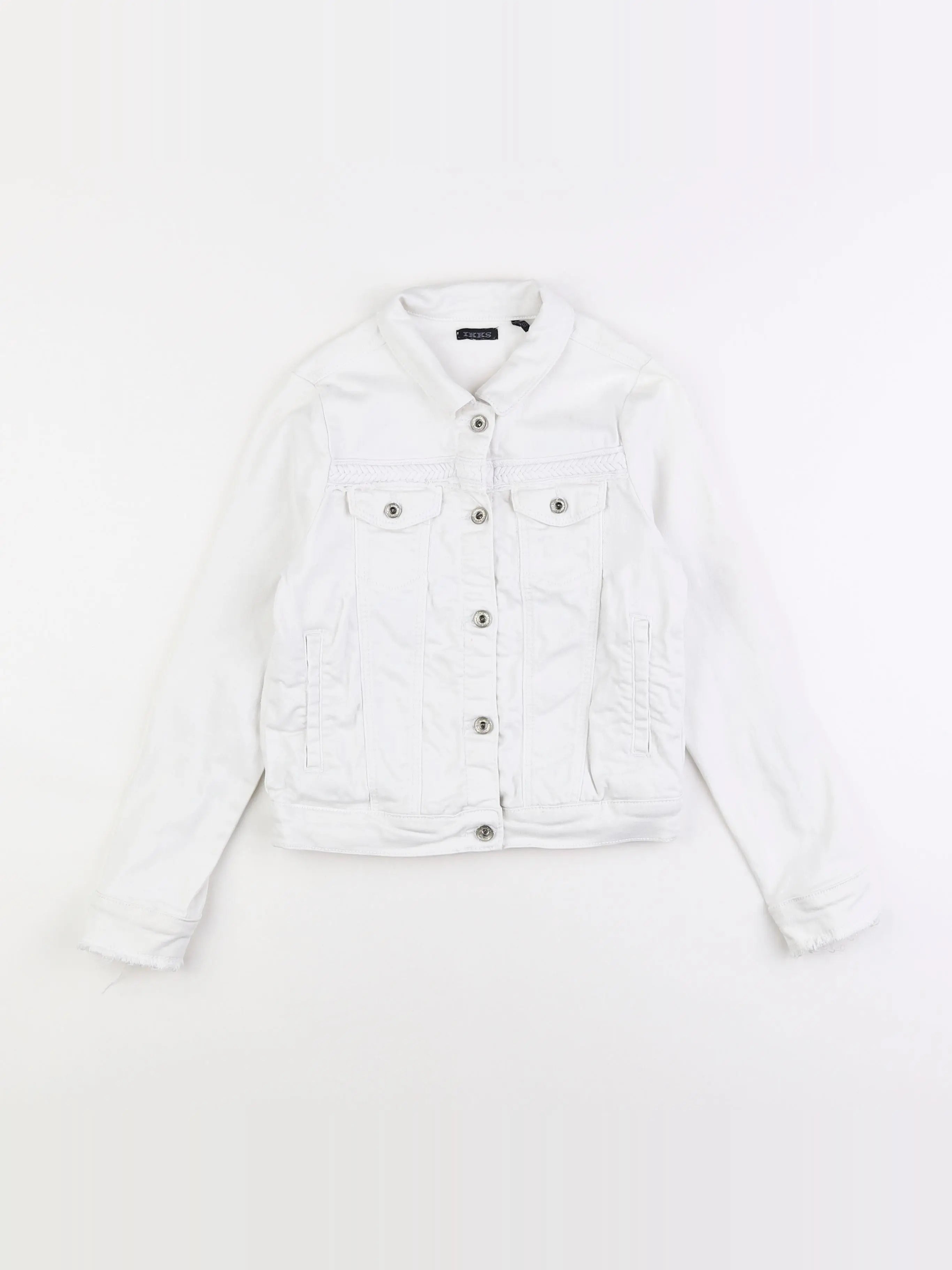 IKKS - veste blanc - 8 ans