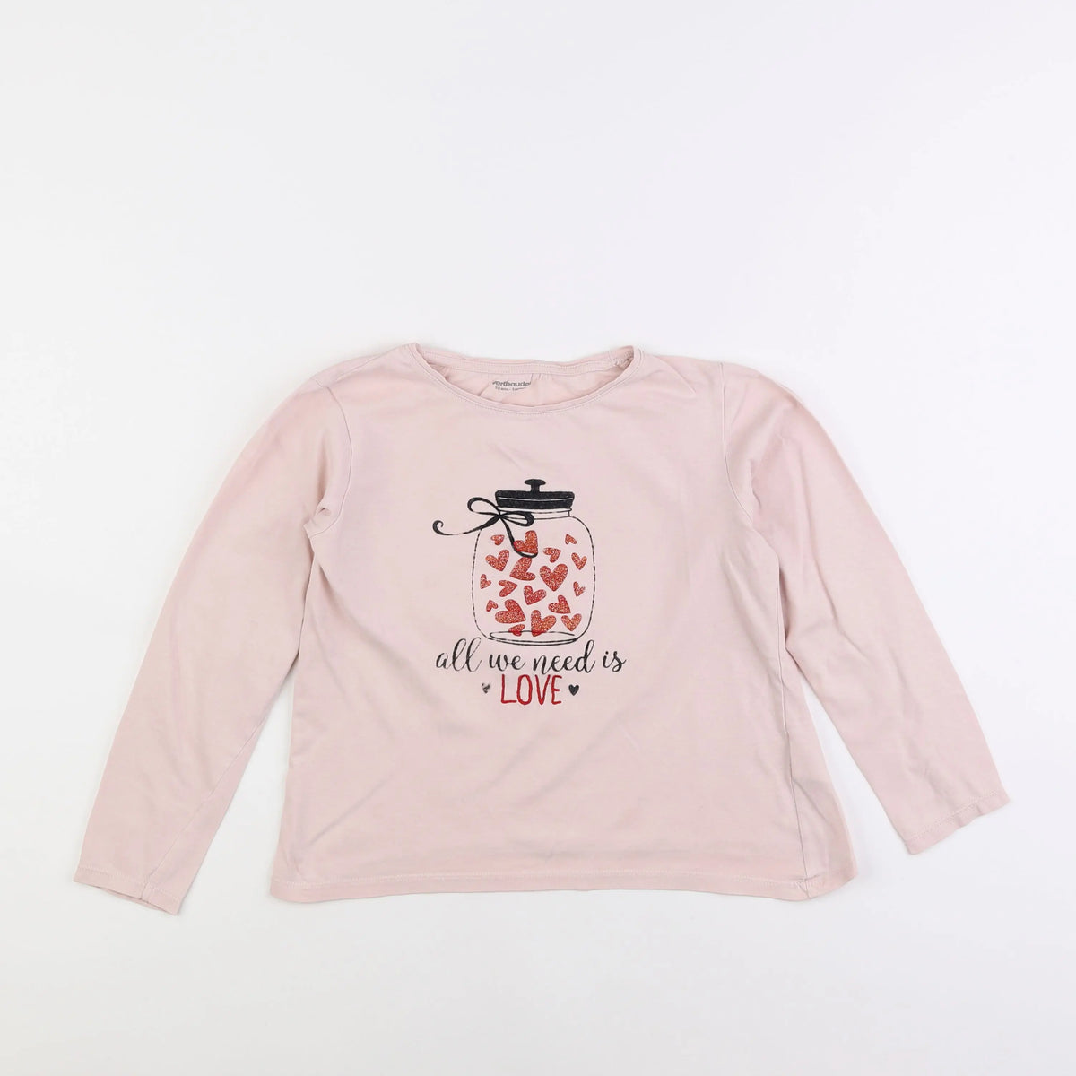 Vertbaudet - tee-shirt rose - 10 ans