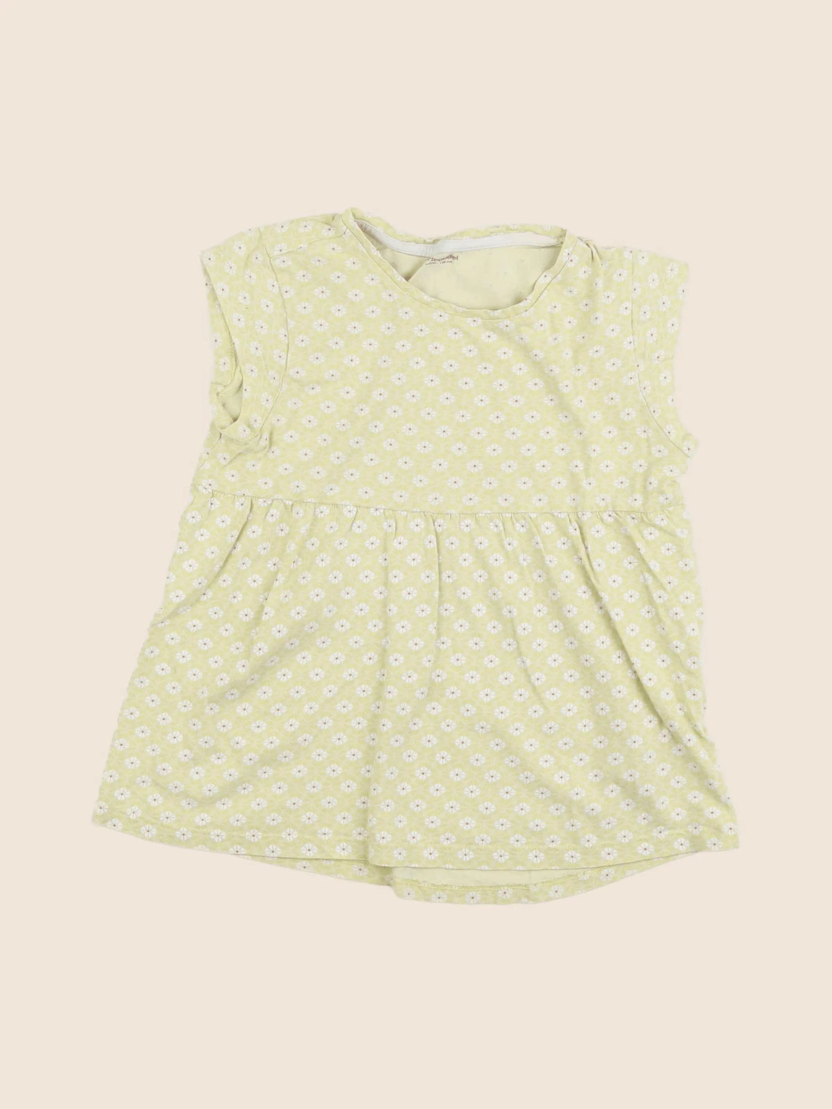 Vertbaudet - tee-shirt jaune - 10 ans