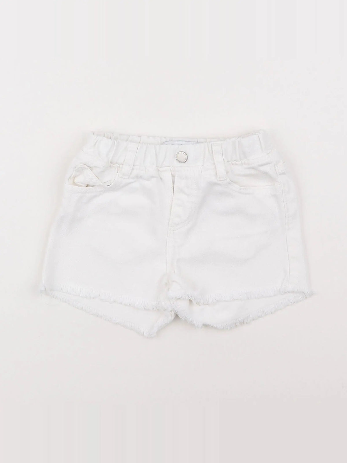 Zara - short blanc - 12/18 mois
