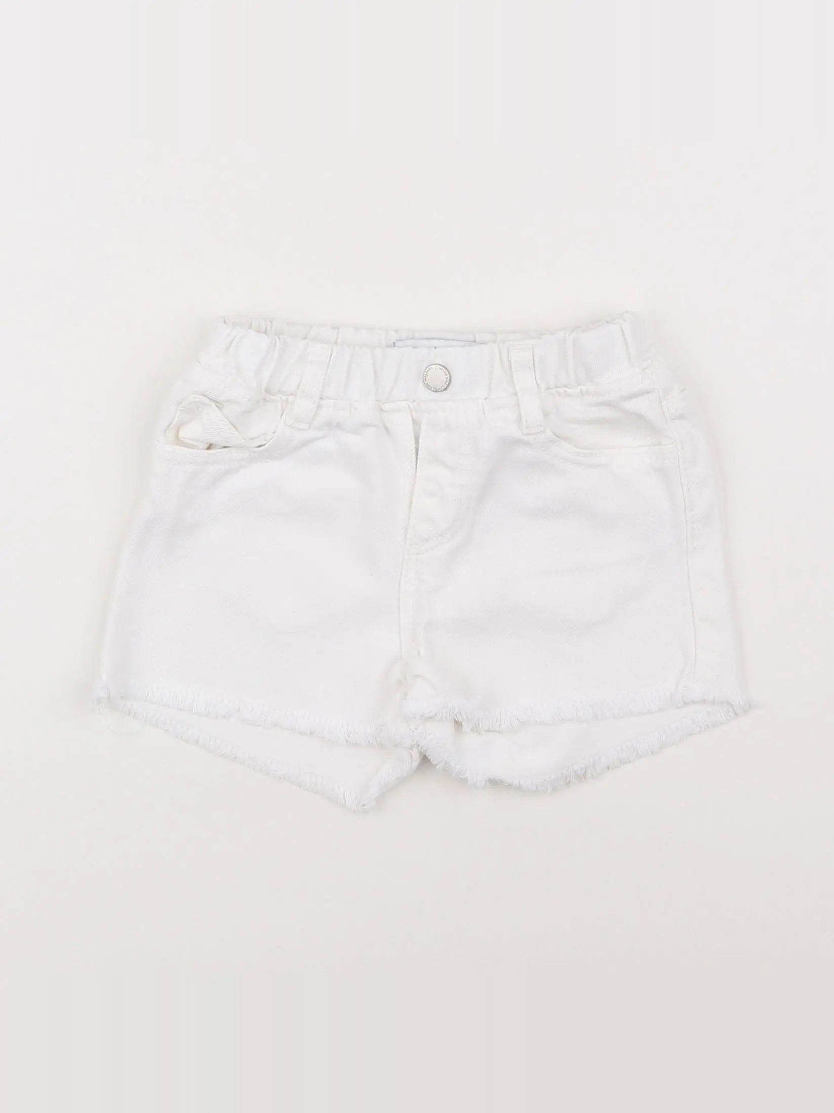 Zara - short blanc - 12/18 mois